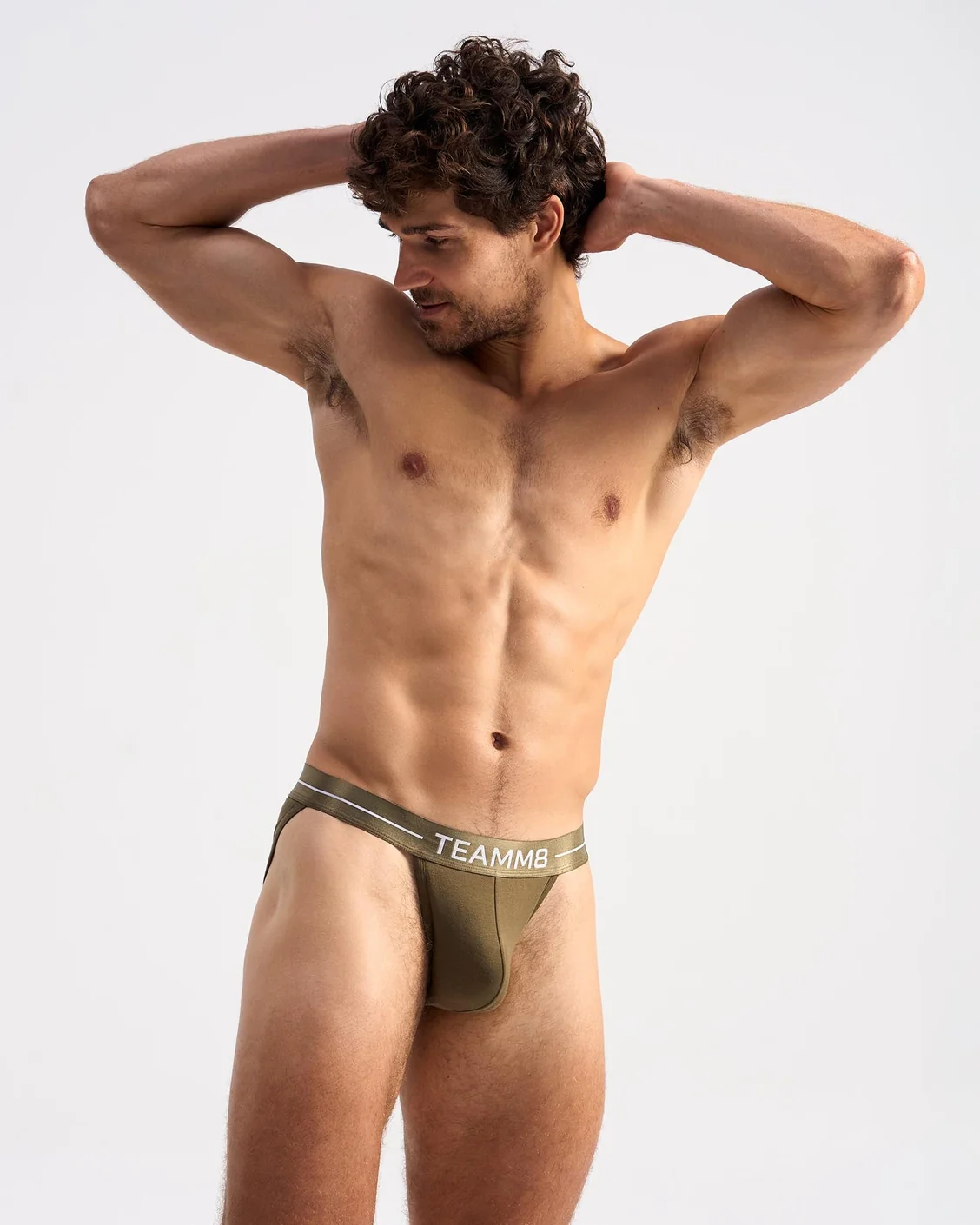 TEAMM8 Icon Sport Brief - Army - Image 3