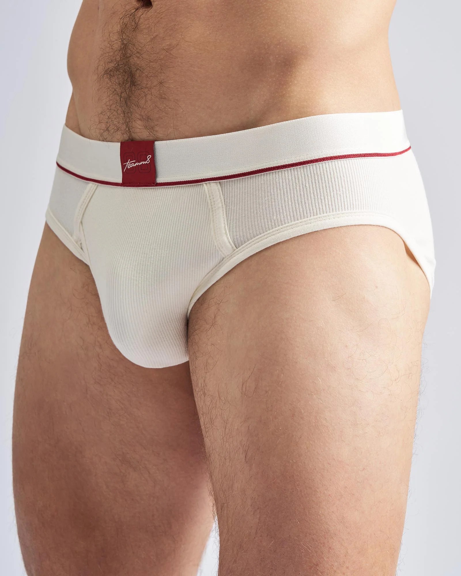 TEAMM8 Mvp Ribbed Brief - Crème - Image 4