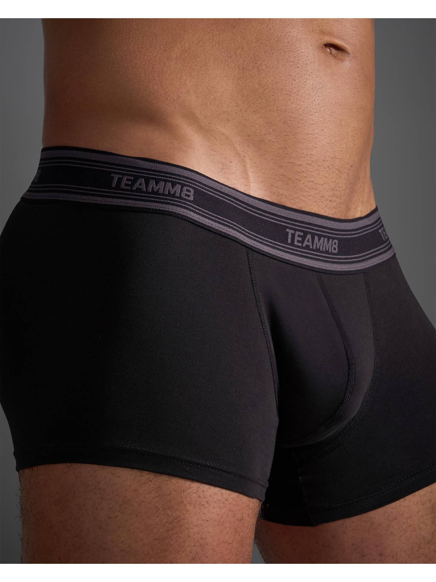 TEAMM8 New Classic Cotton Trunk - Black - Image 2