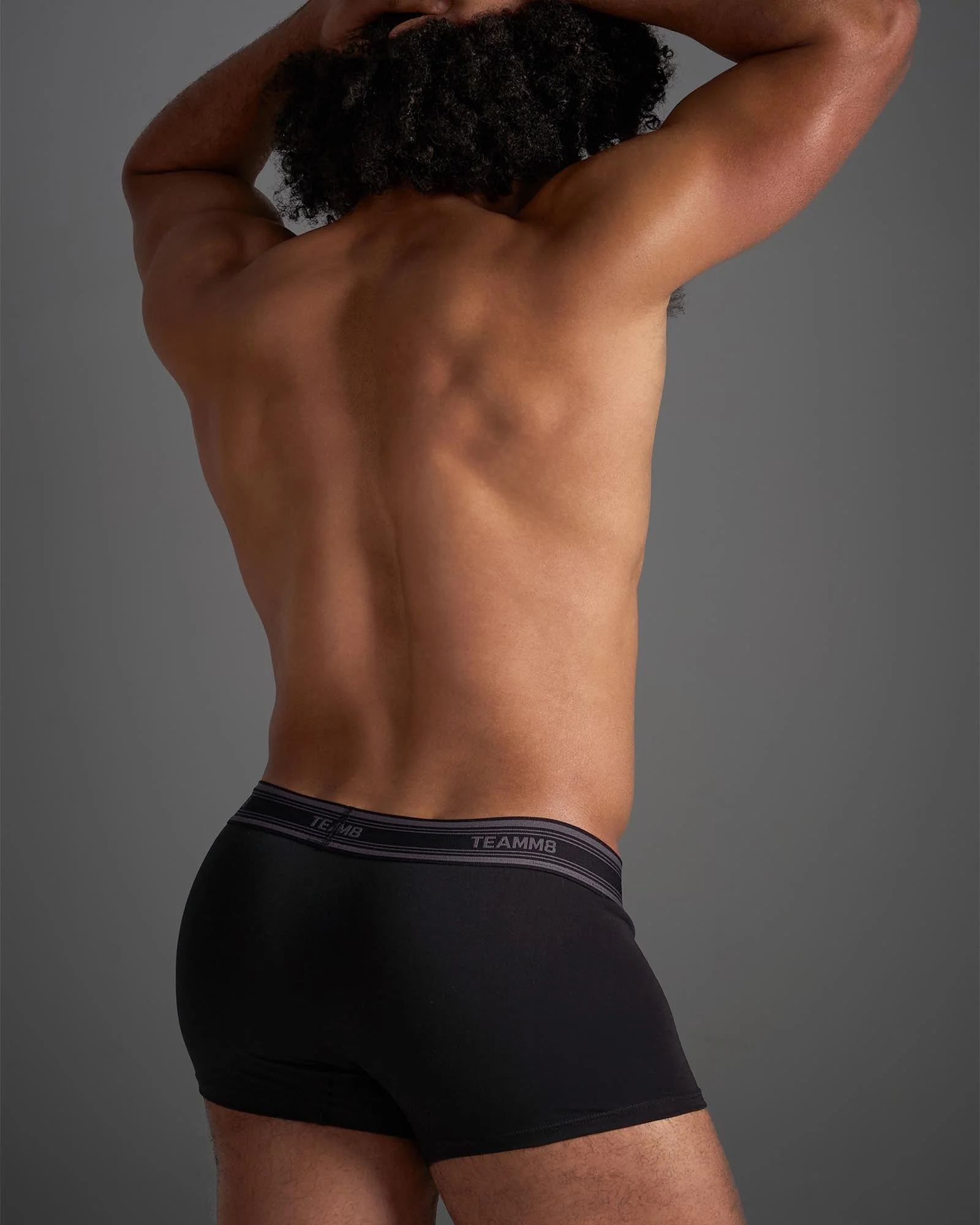 TEAMM8 New Classic Cotton Trunk - Black - Image 3