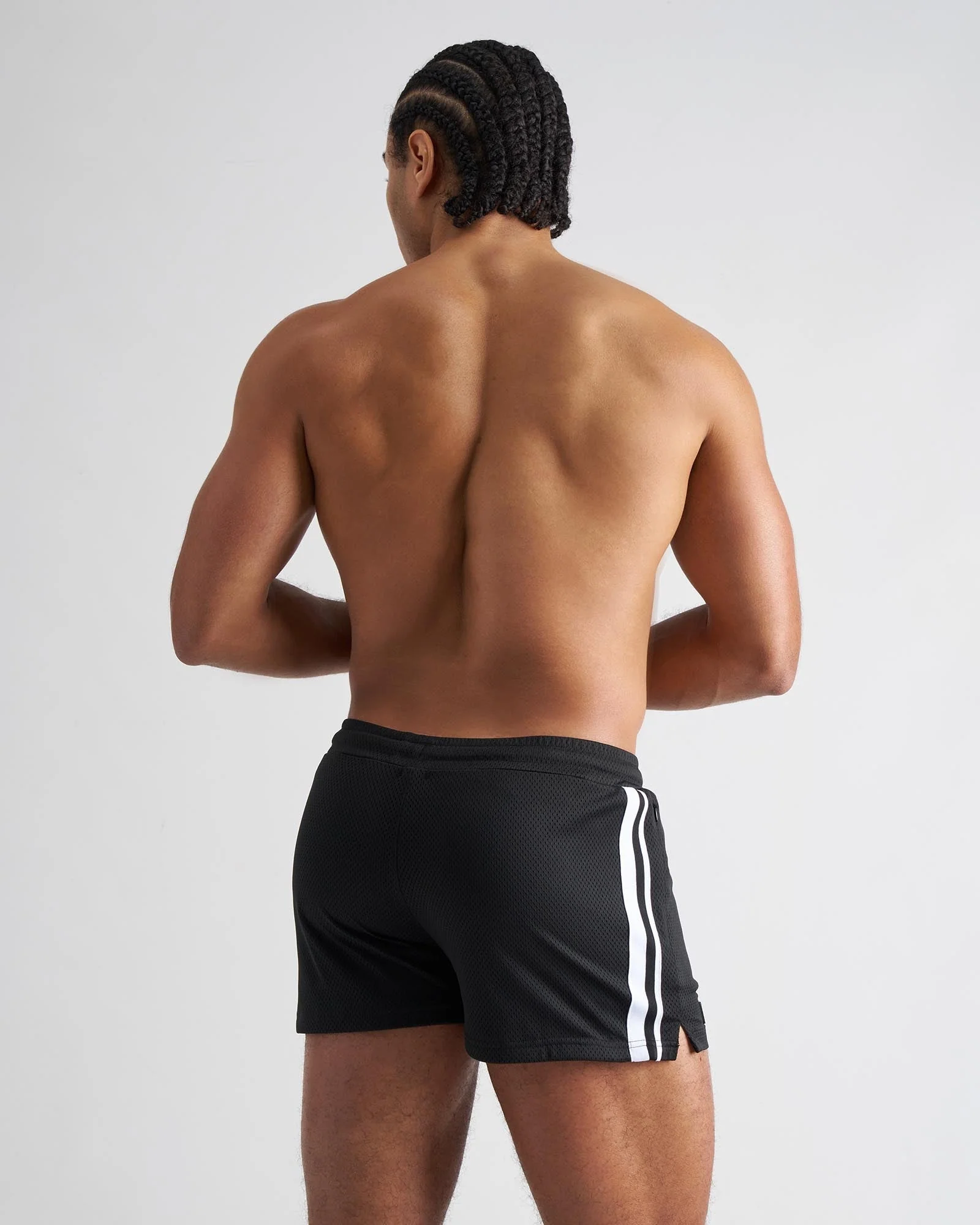 TEAMM8 S.S.C. Fraternity Mesh 3" Short - Black - Image 2