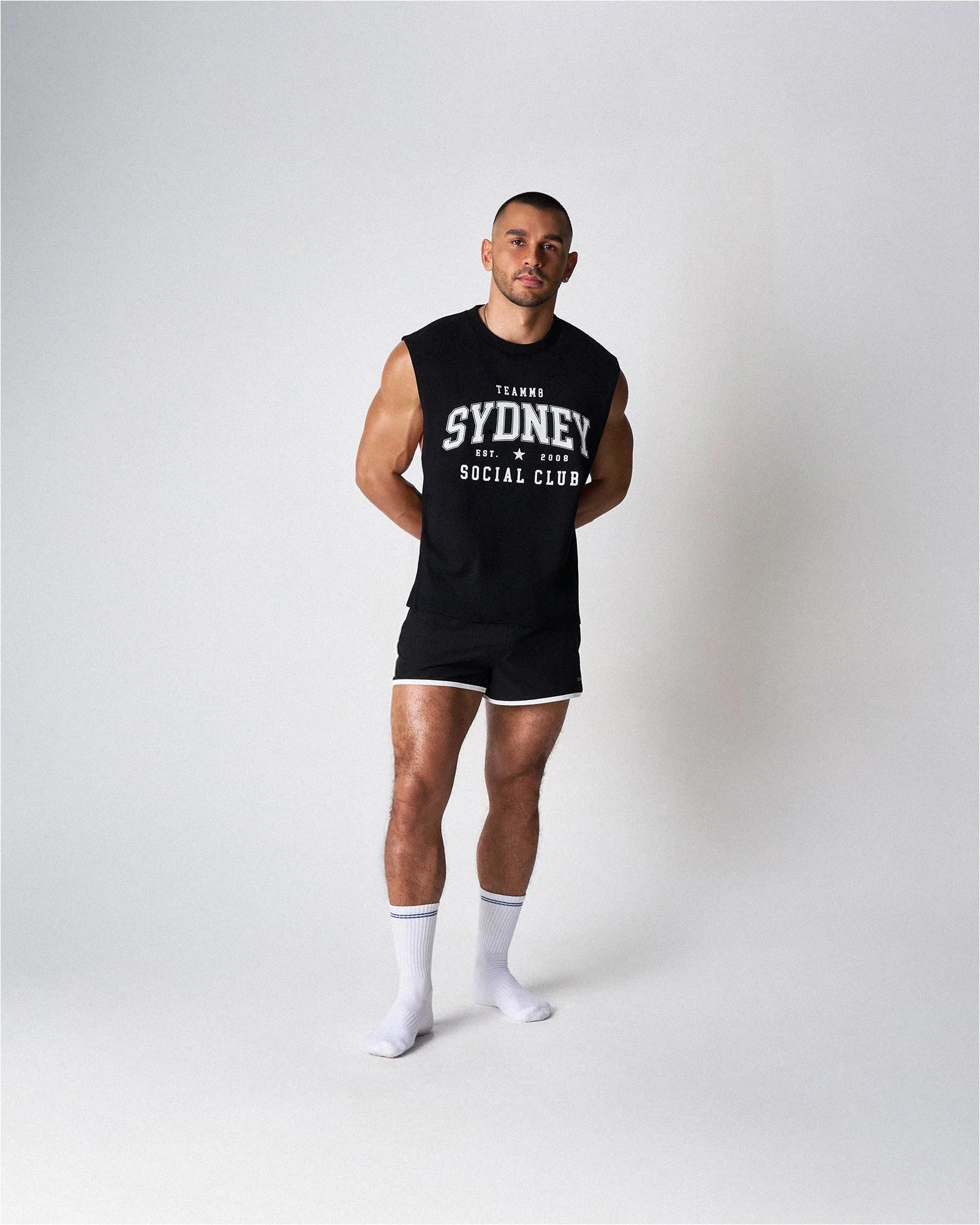 TEAMM8 S.S.C. Legacy Box Muscle Tank Black - Image 3