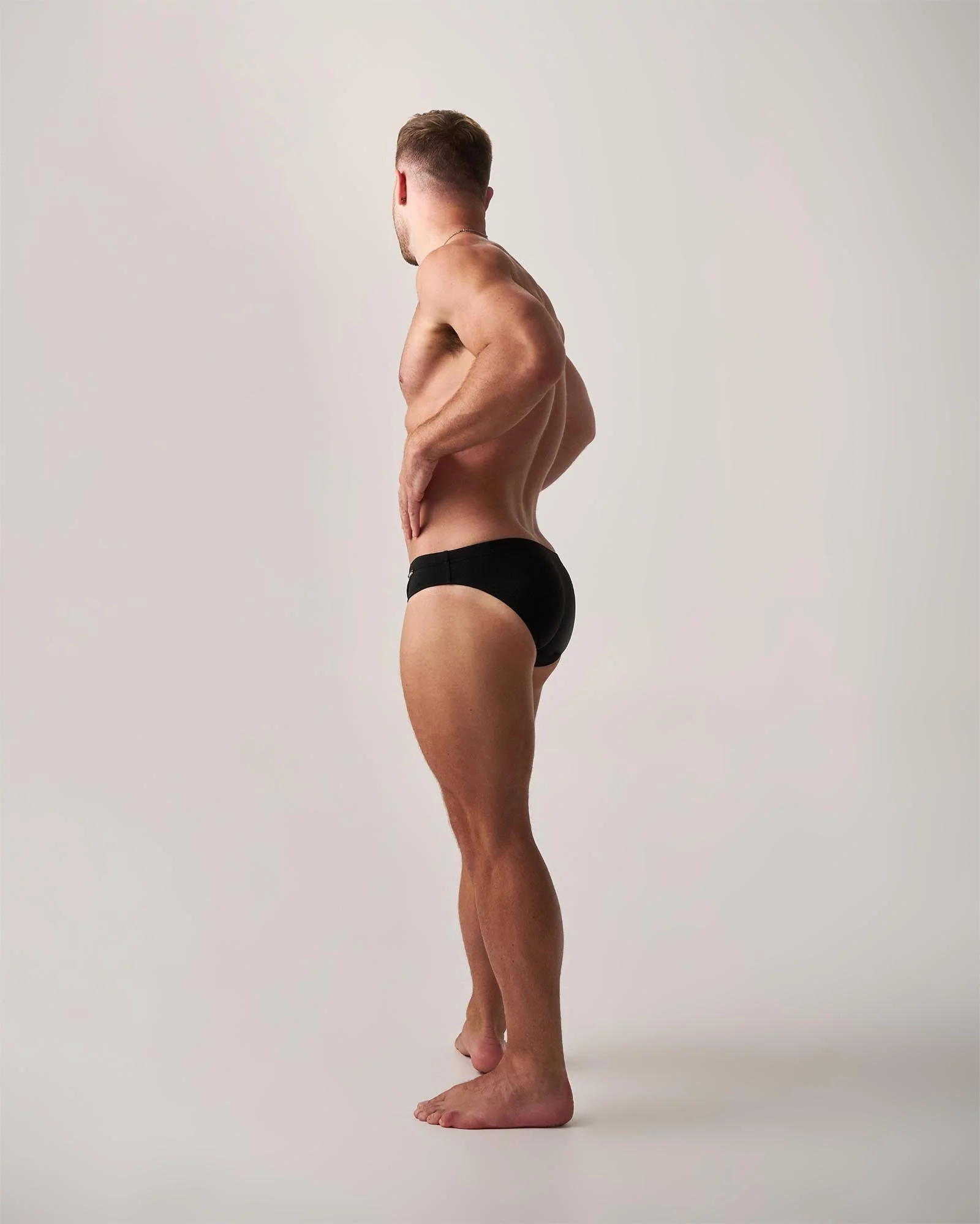 Teamm8 Statement Swim Brief - Black - Image 2