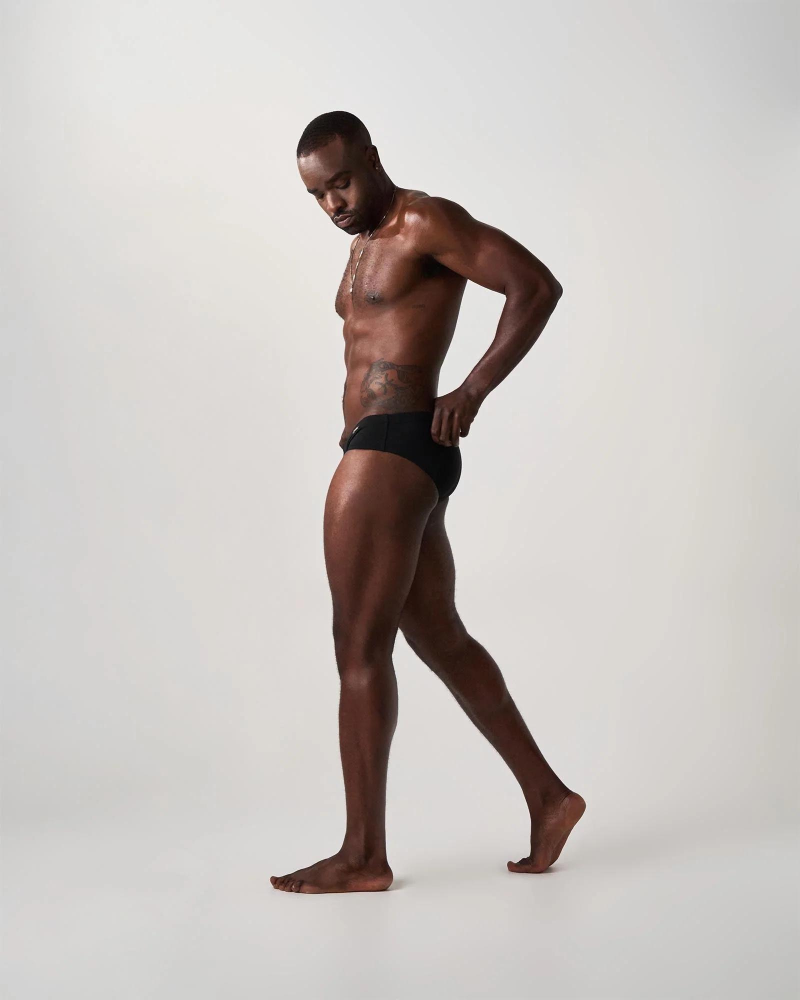Teamm8 Statement Wide Swim Brief - Black - Image 2