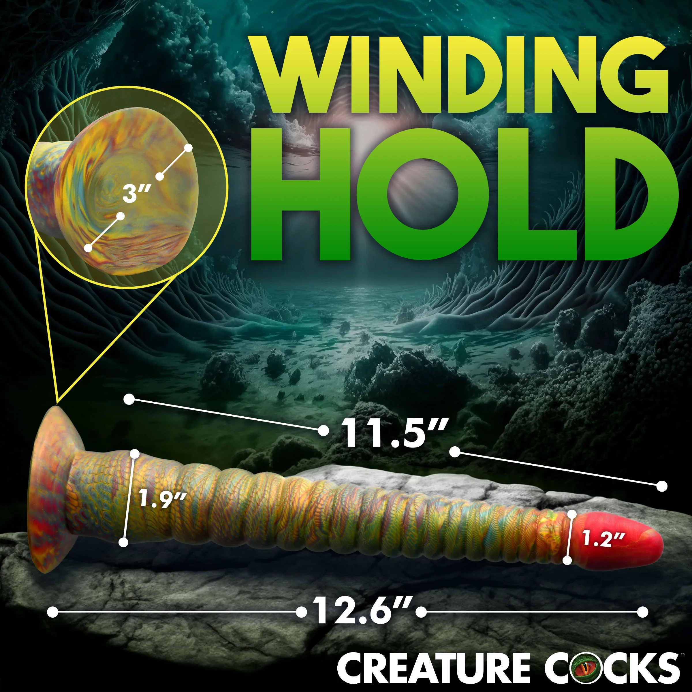 Tenta-Dick Tentacle Silicone Dildo by creature cocks - Image 6