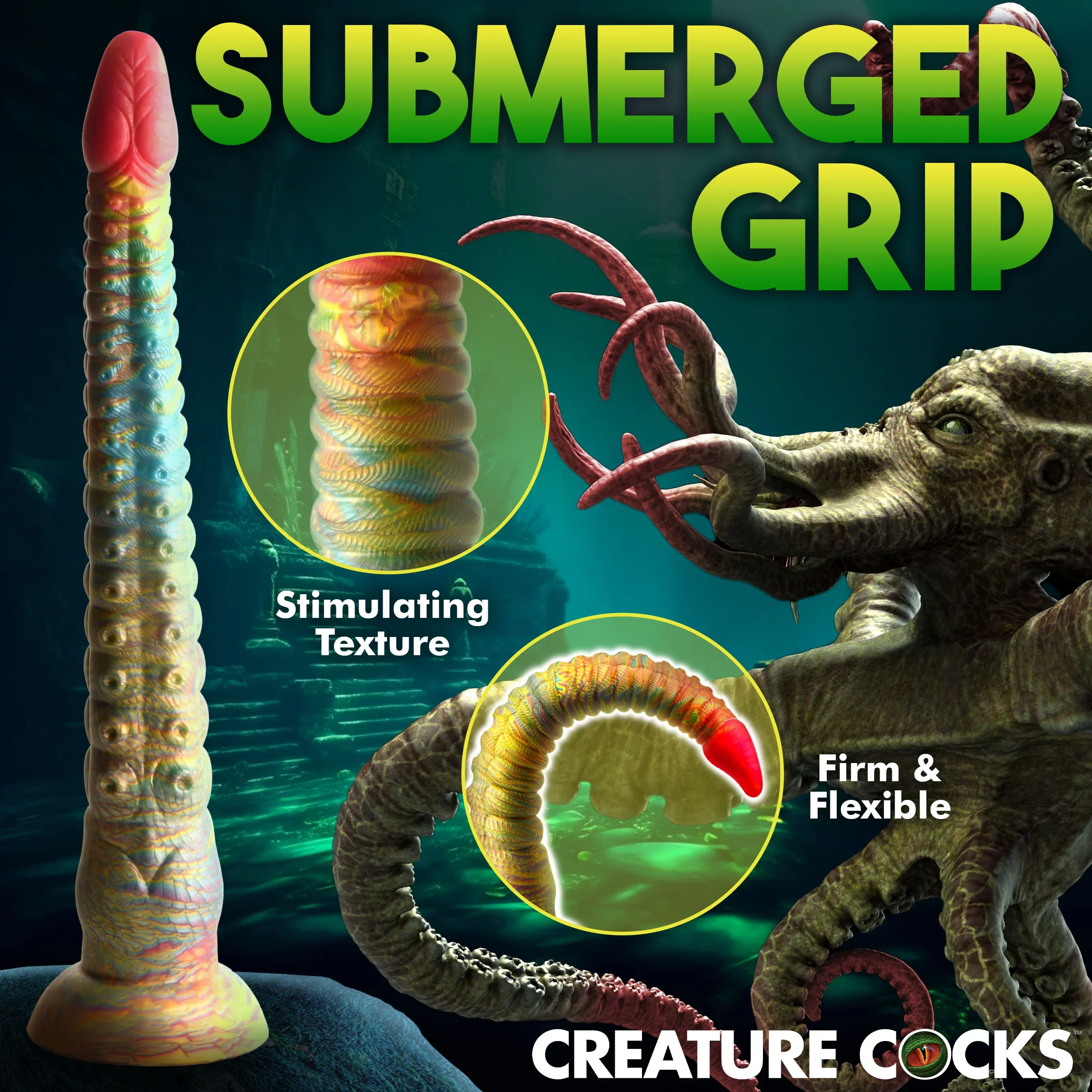 Tenta-Dick Tentacle Silicone Dildo by creature cocks - Image 8