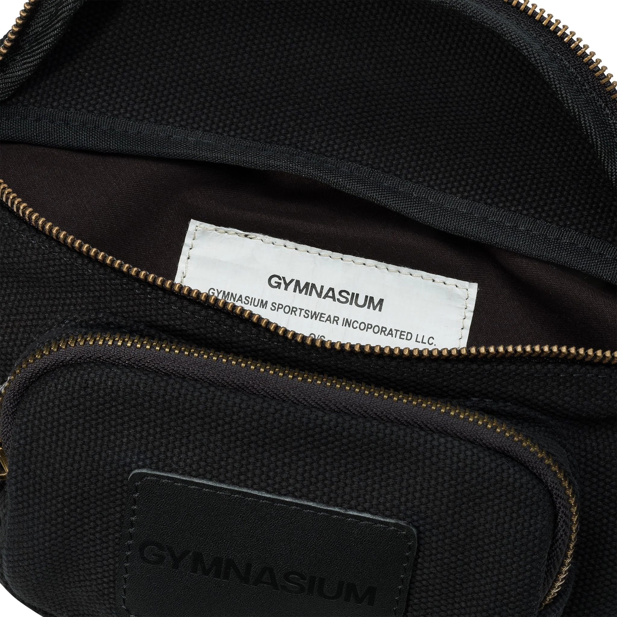 GYMNASIUM BODY BELT BAG BLACK / BLACK - Image 4