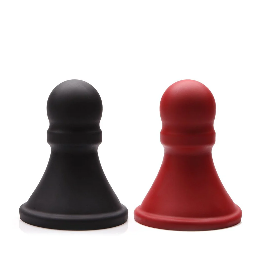 THE PAWN BUTT PLUG BY TANTUS - TRUE BLOOD RED - Image 3