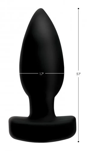 The Taper 10X Smooth Silicone Vibrating Butt Plug - Image 4