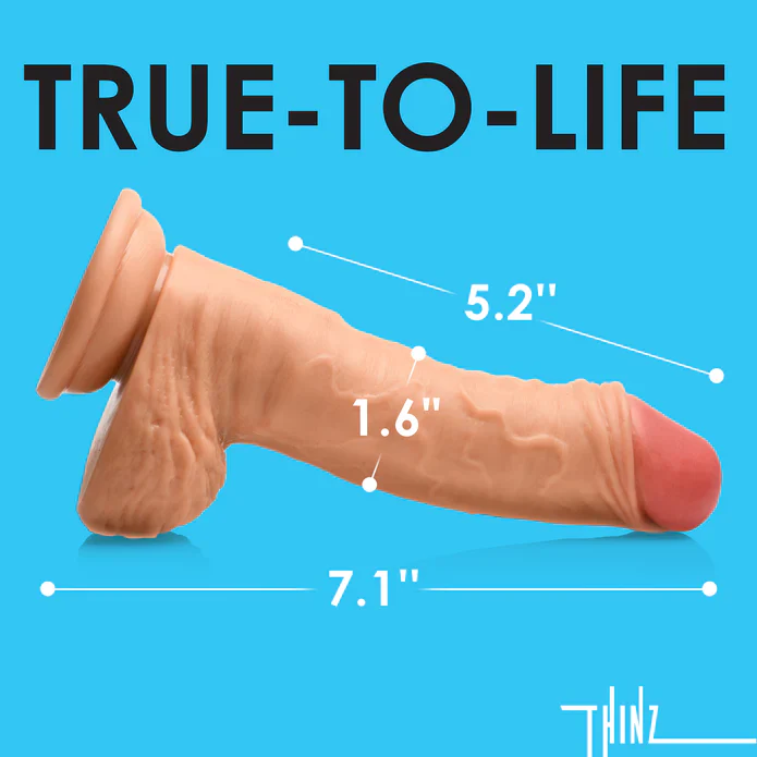 Thinz 7" Dildo with Foreskin - Image 3