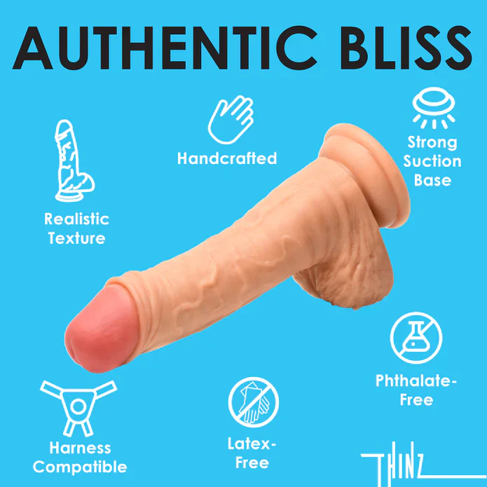 Thinz 7" Dildo with Foreskin - Image 4