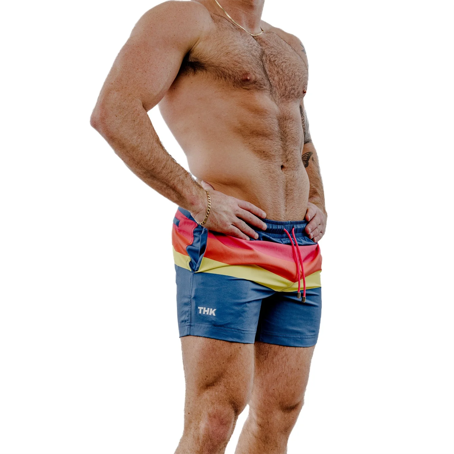 THK 70's Swim Gym Short