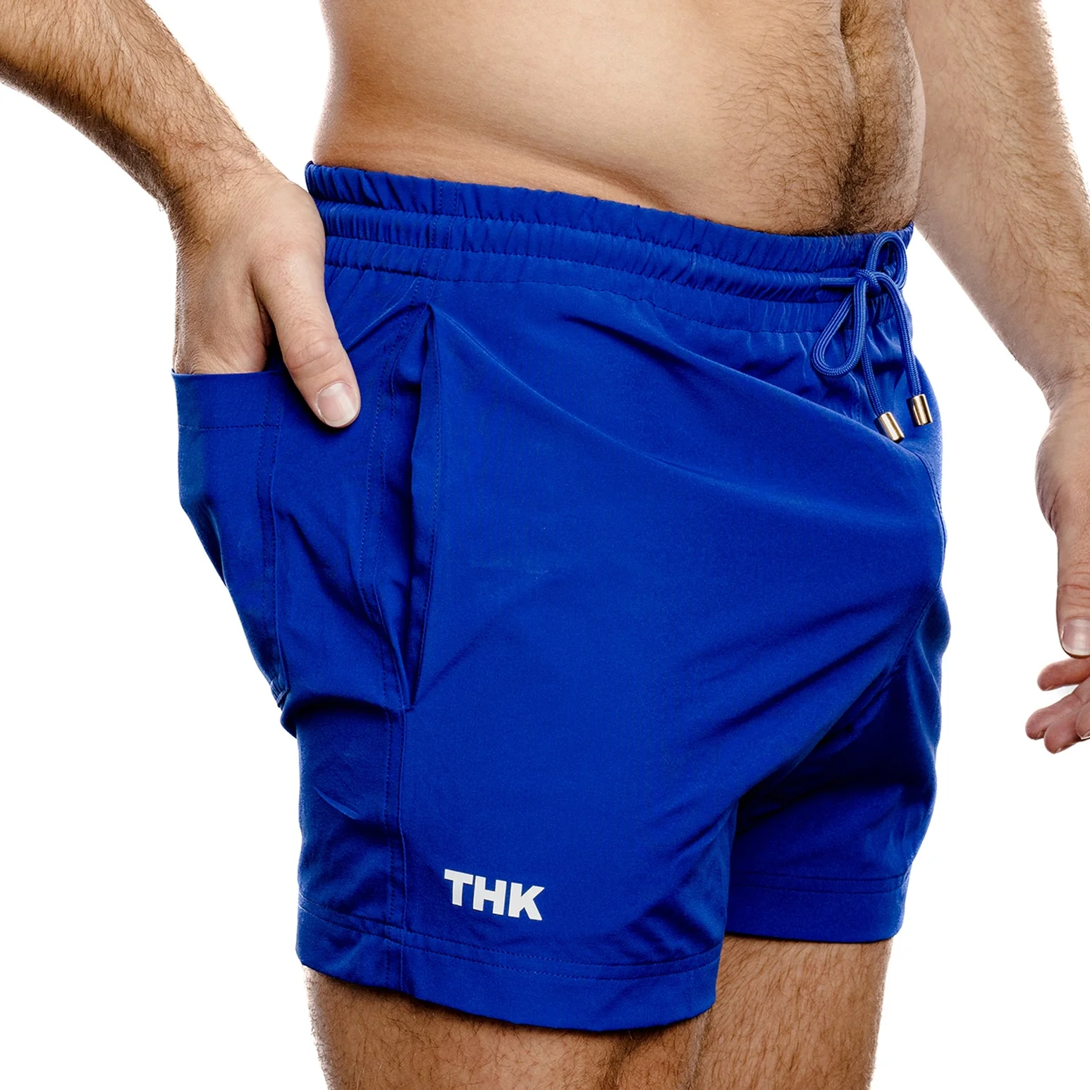 THK Blue Swim Gym Short - Image 4