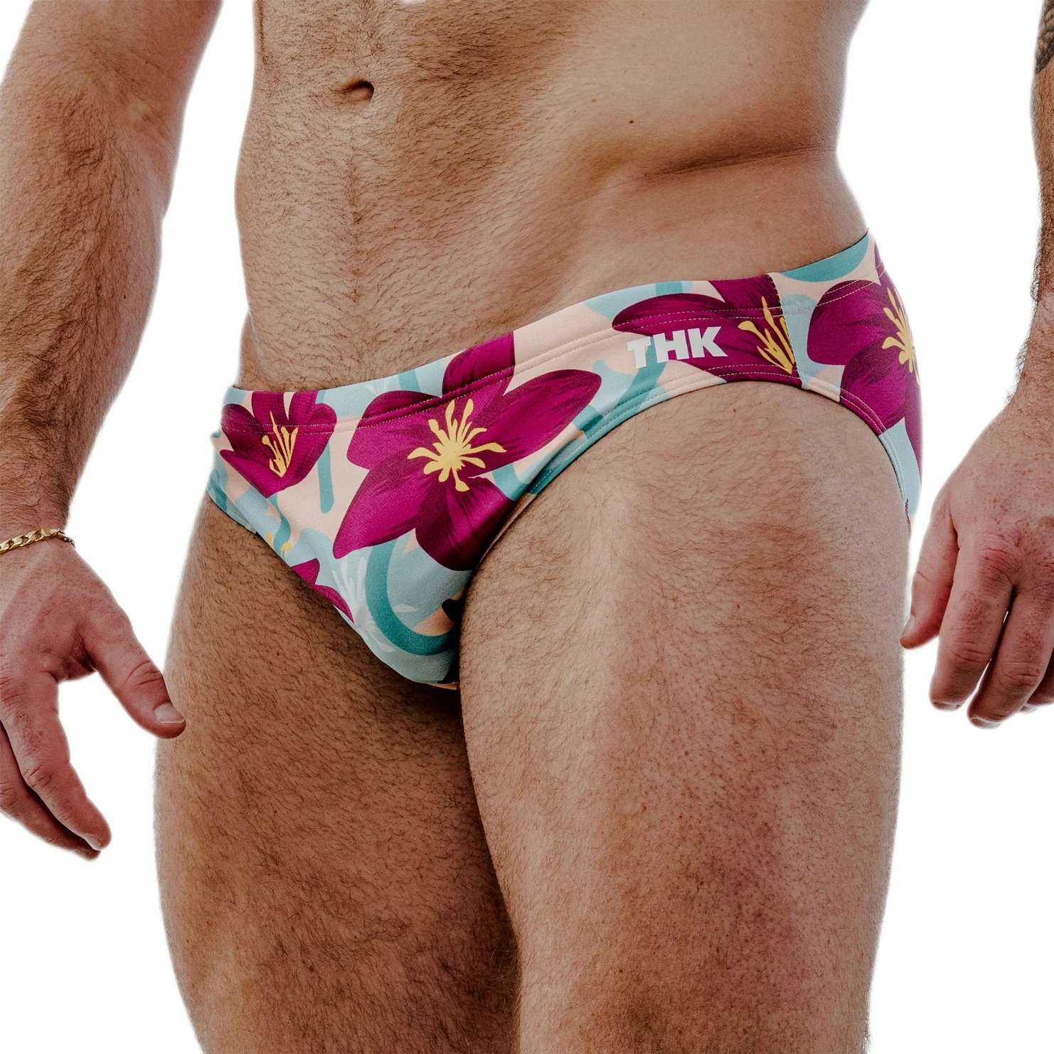 THK Hibiscus Swim - Red - Image 2