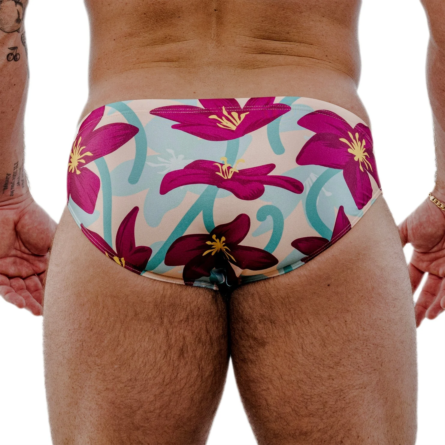 THK Hibiscus Swim - Red - Image 3