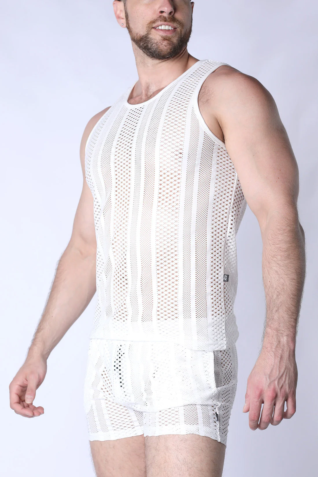 TIMOTEO Sicily Crochet Tank Top - White - Image 3