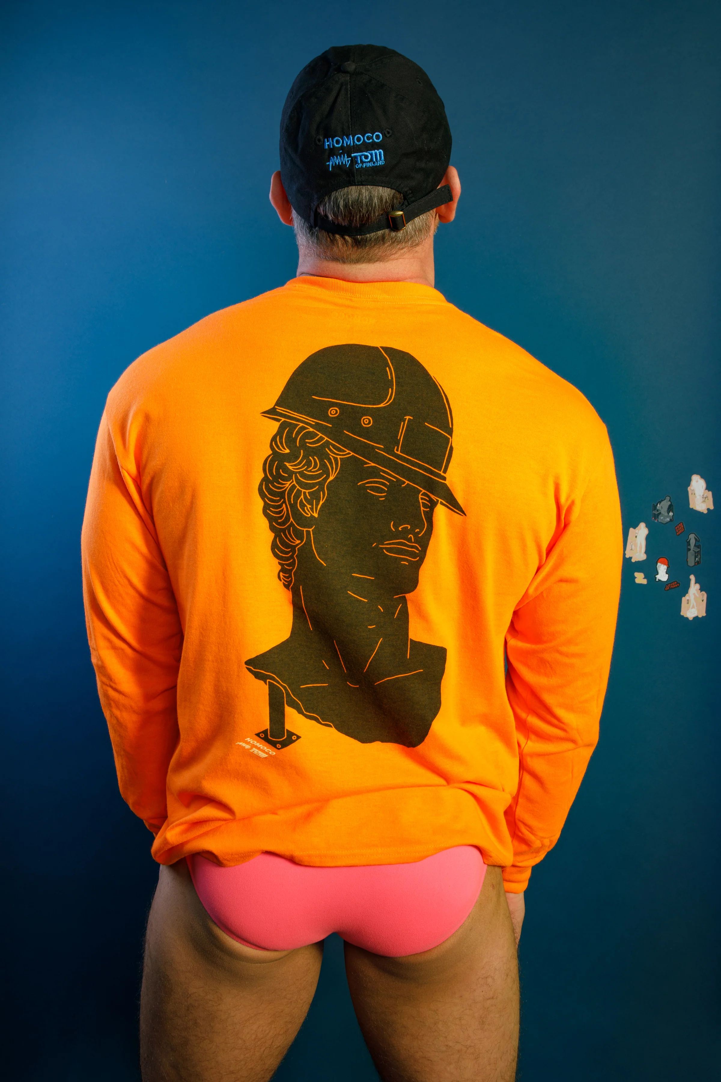 Tom of Finland Amit Black ever so softly Cap by HOMOCO - Image 11