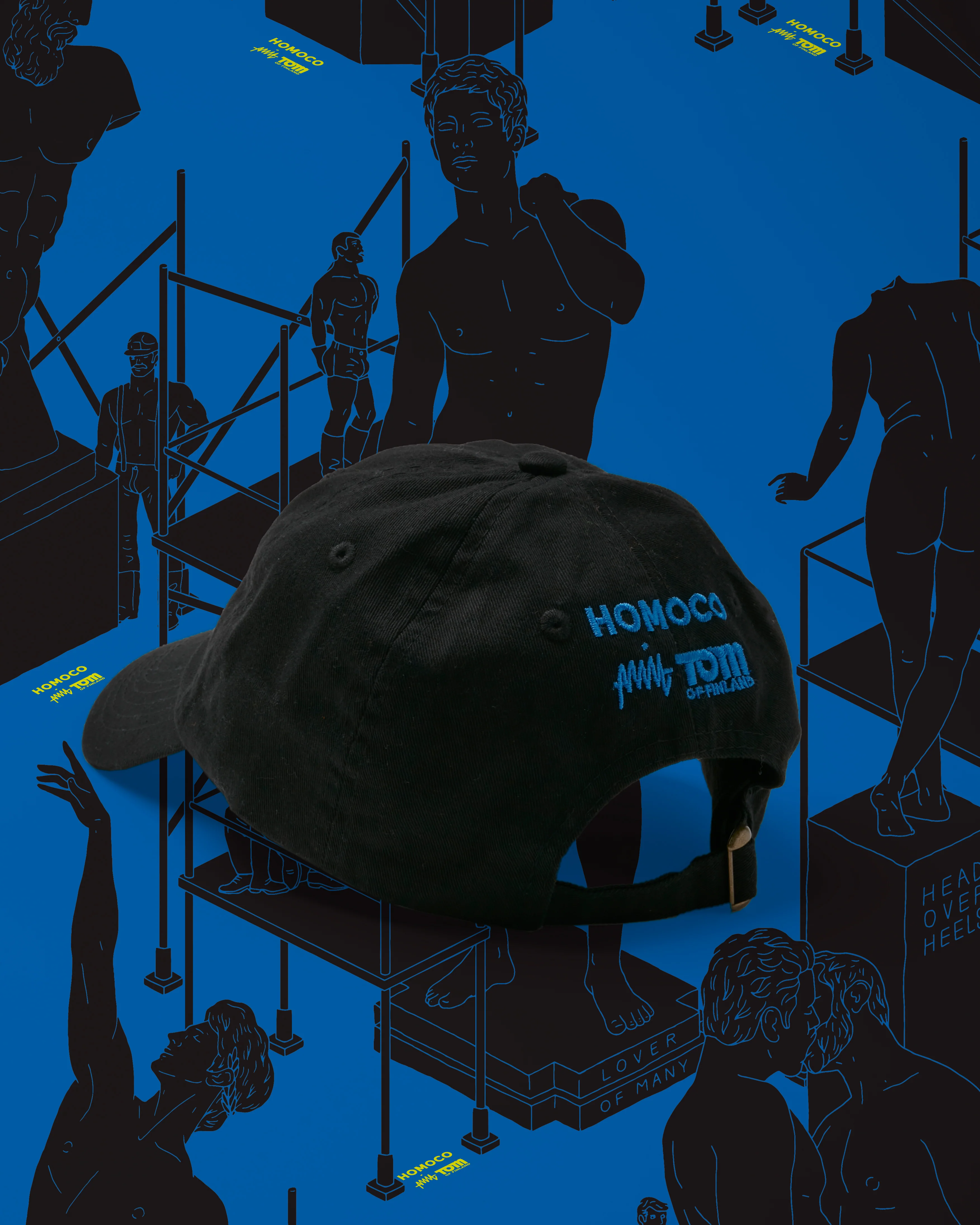 Tom of Finland Amit Black ever so softly Cap by HOMOCO - Image 6