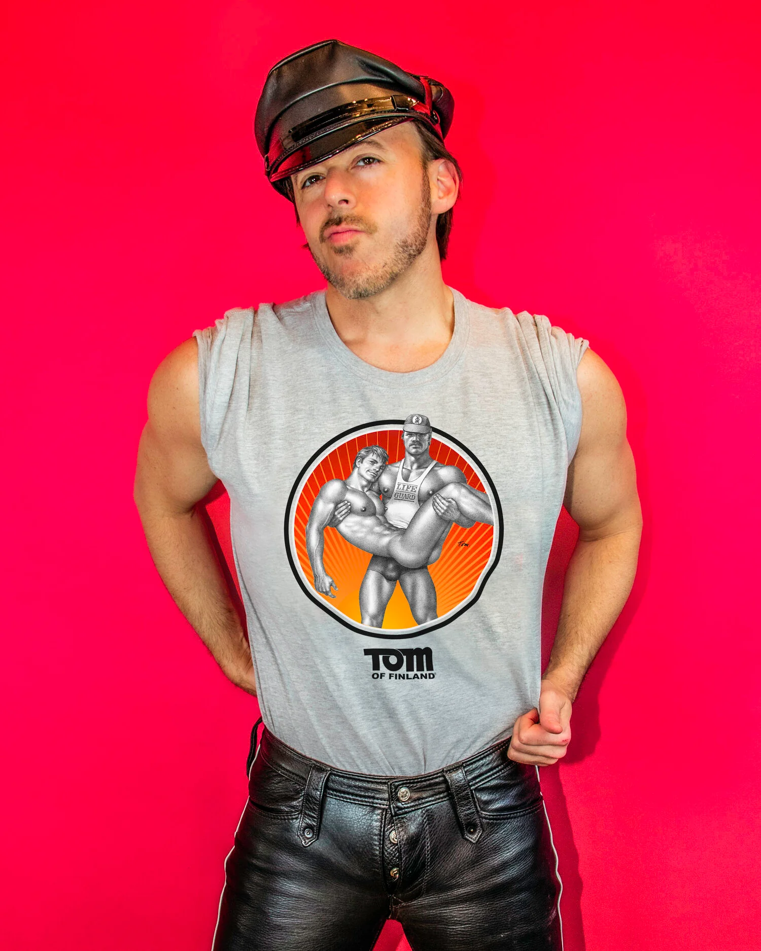 Tom of Finland "Baywatch" Tee by Peachy Kings - Image 5