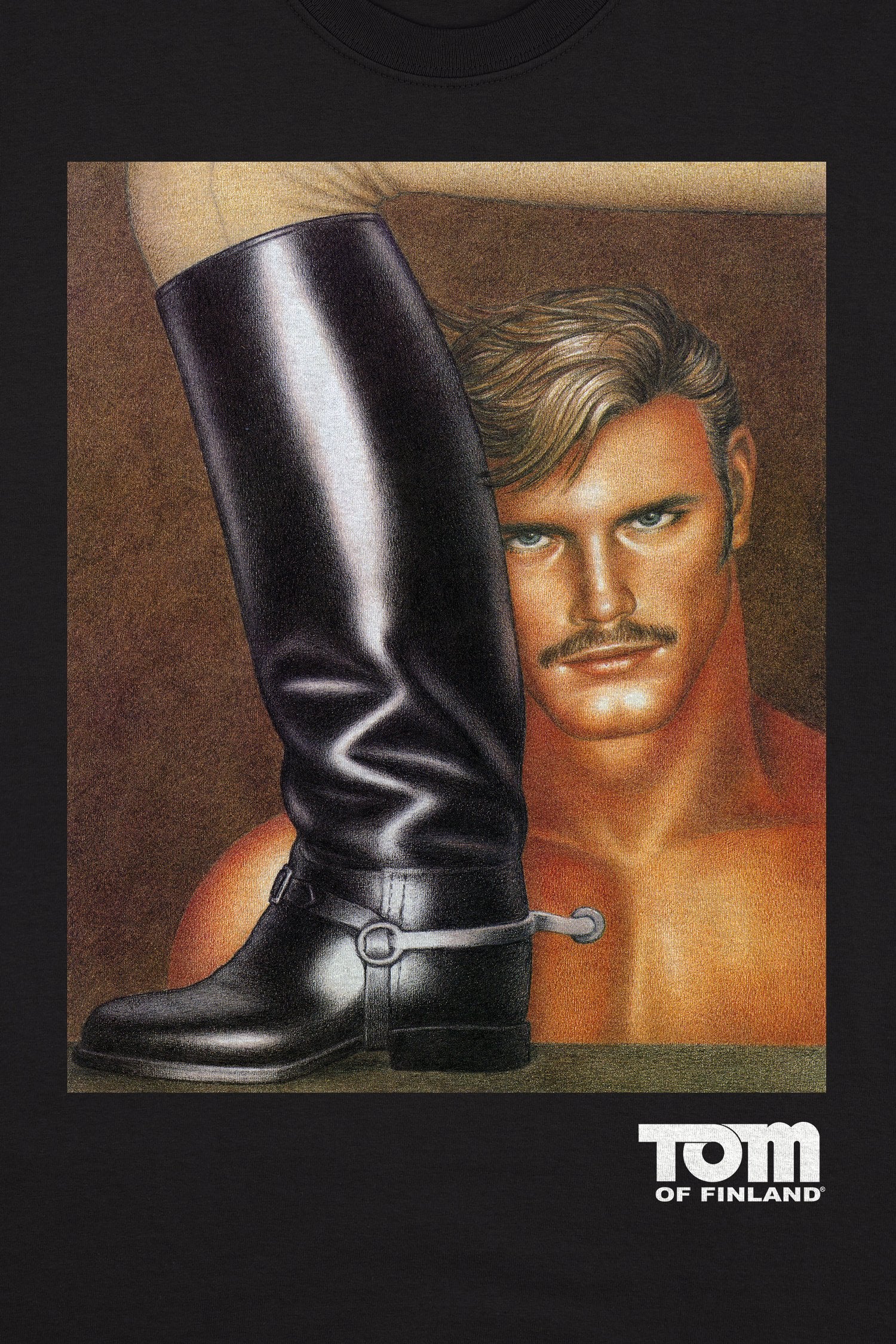 Tom of Finland Booty Boy Tee by Peachy Kings - Image 4