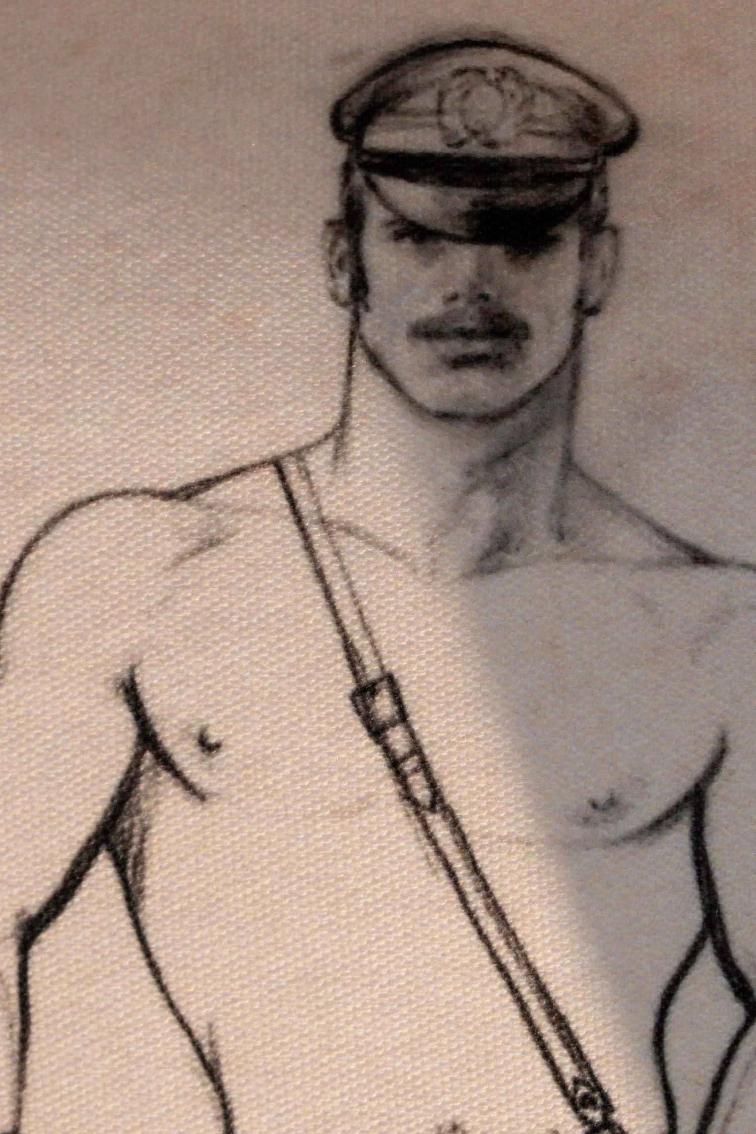 Tom of Finland Canvas Sketch Pillows- 3 designs - Image 4