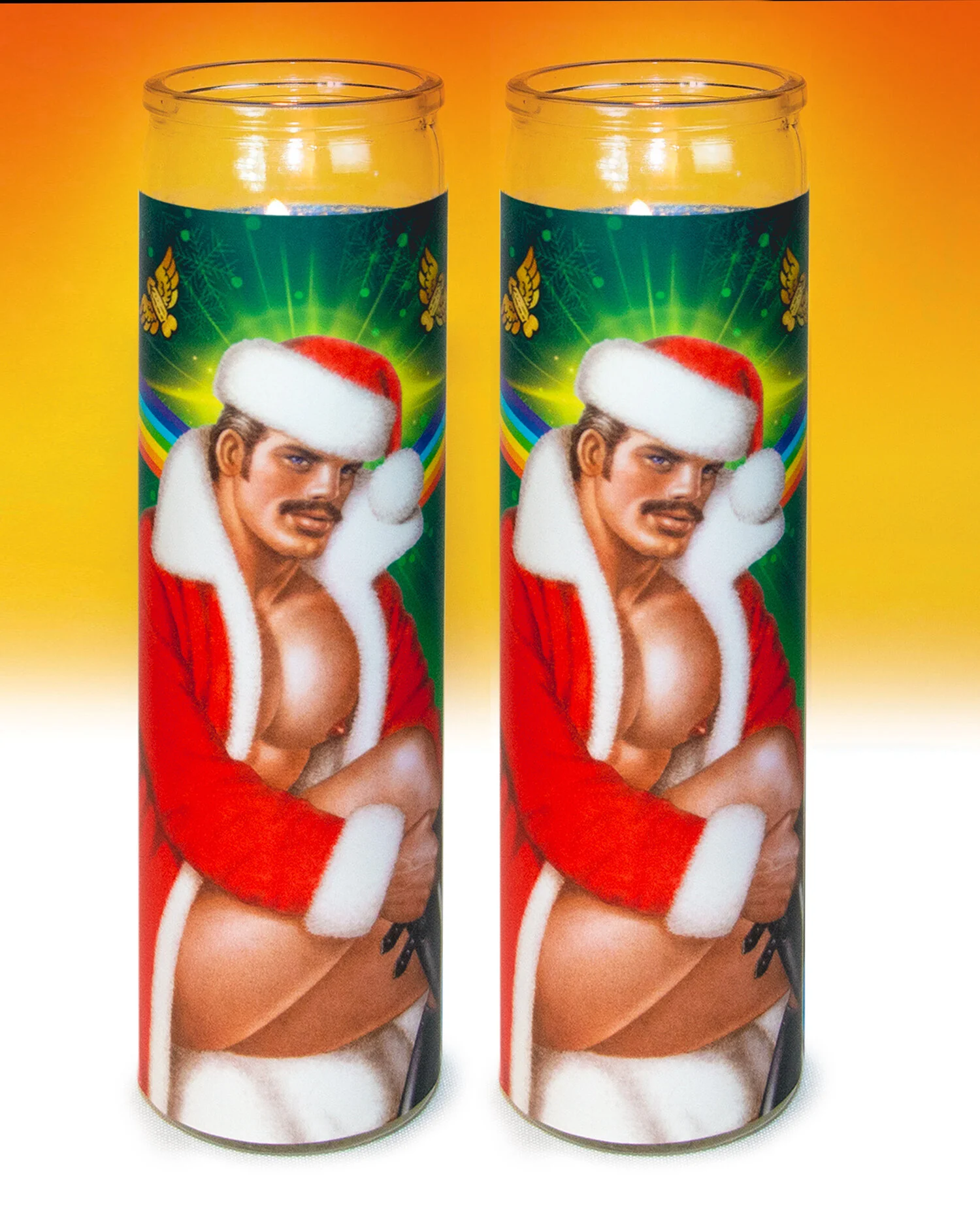 Tom of Finland Christmas Candle by Peachy Kings - Image 4