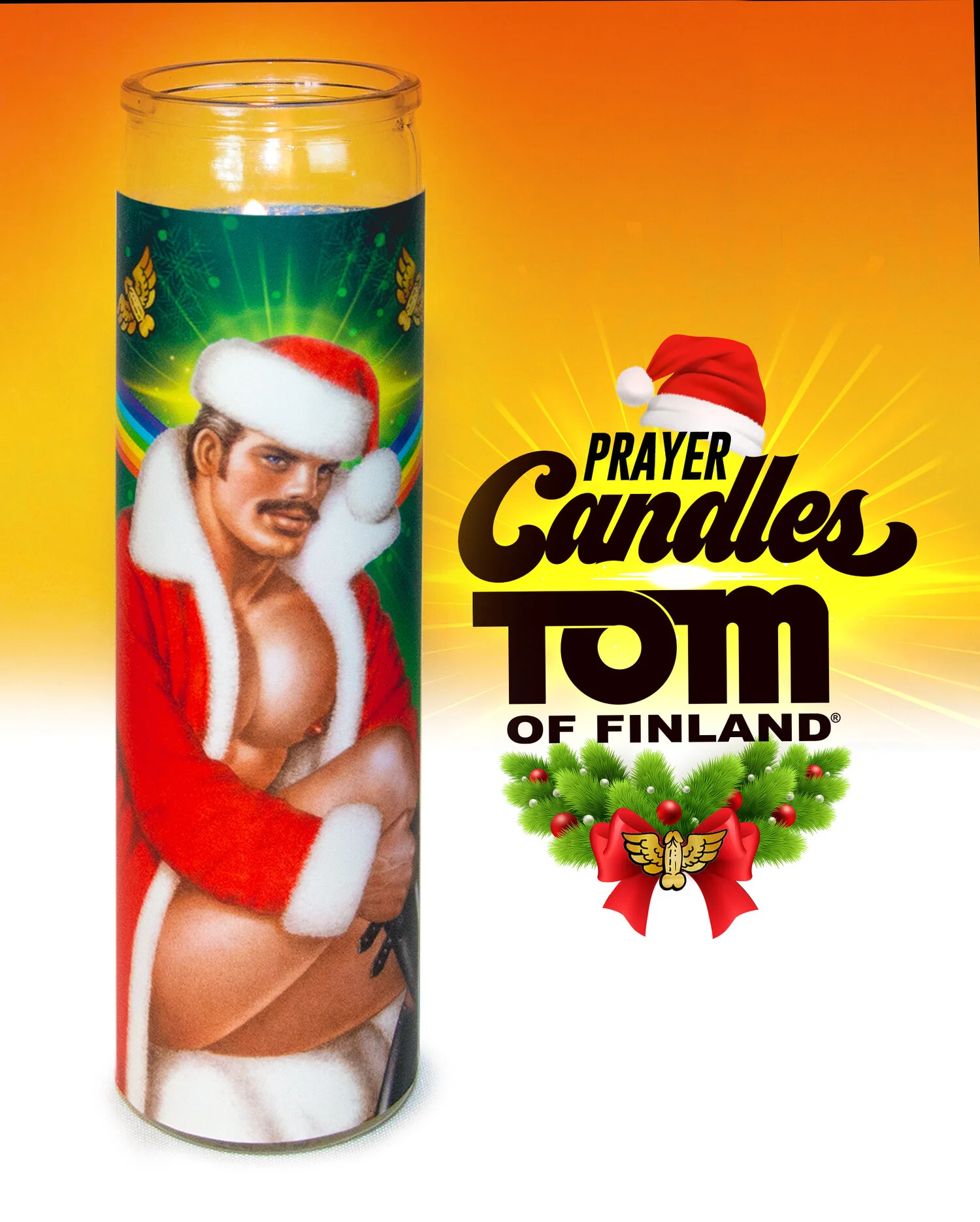 Tom of Finland Christmas Candle by Peachy Kings - Image 5