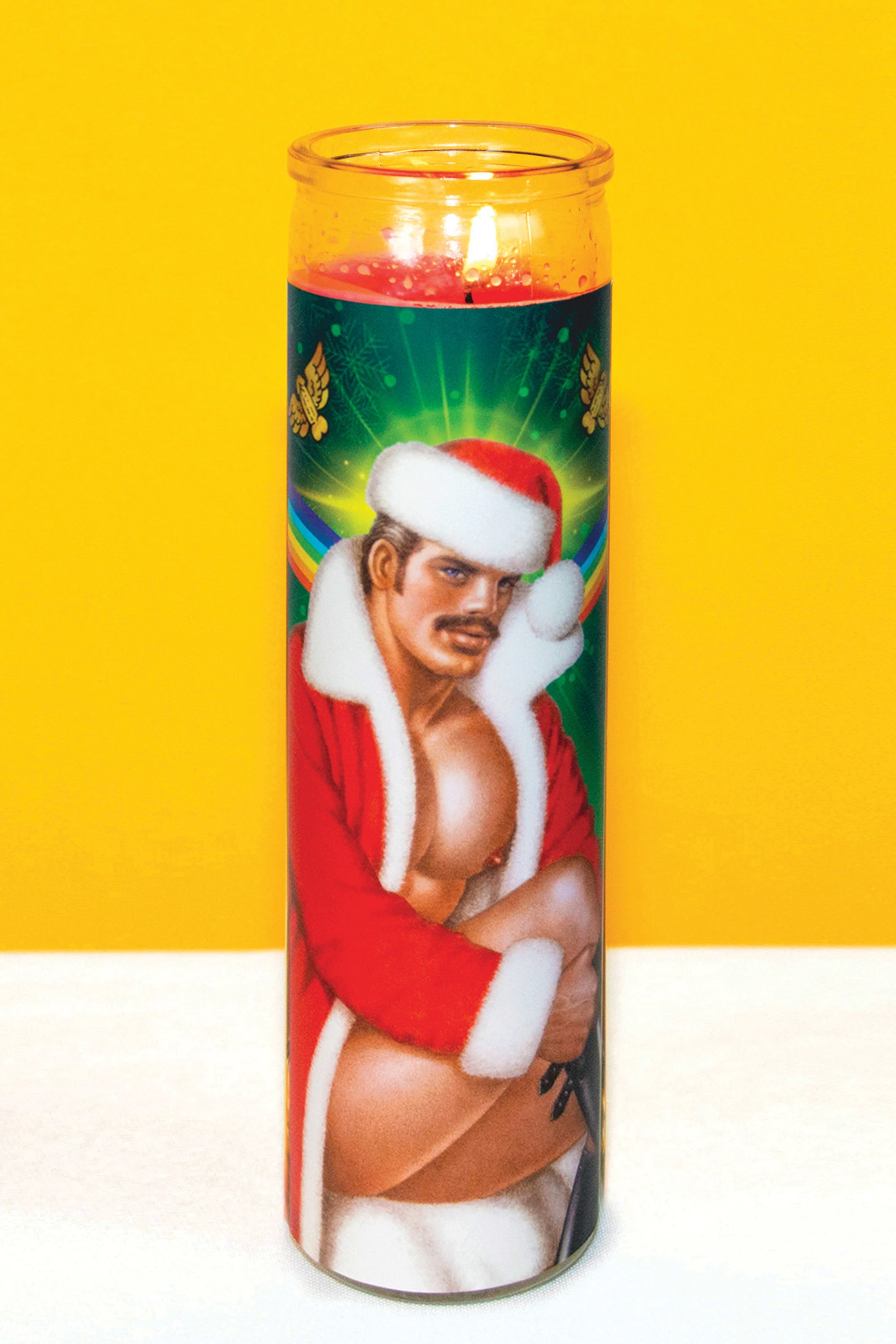 Tom of Finland Christmas Candle by Peachy Kings - Image 6