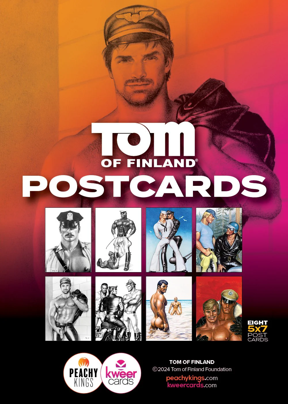 Tom of Finland Classic Postcards by Peachy Kings - Image 2