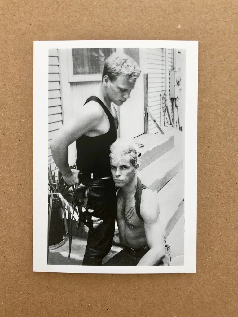 TOM OF FINLAND THE DARKROOM EXHIBITION POSTCARD (Tom & Tom Katt) - Image 3