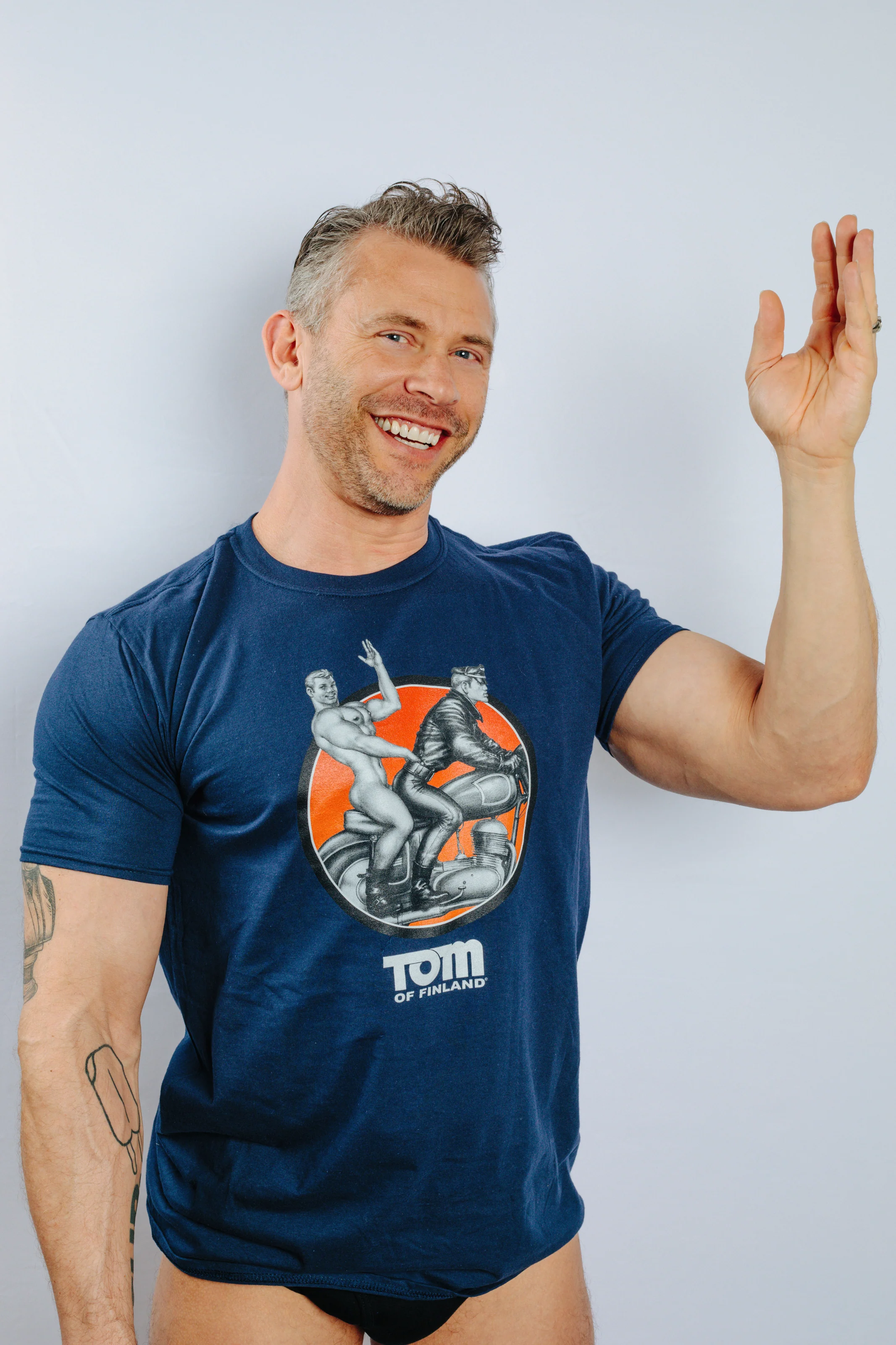 Tom of Finland Easy Rider Tee by Peachy Kings - Image 7
