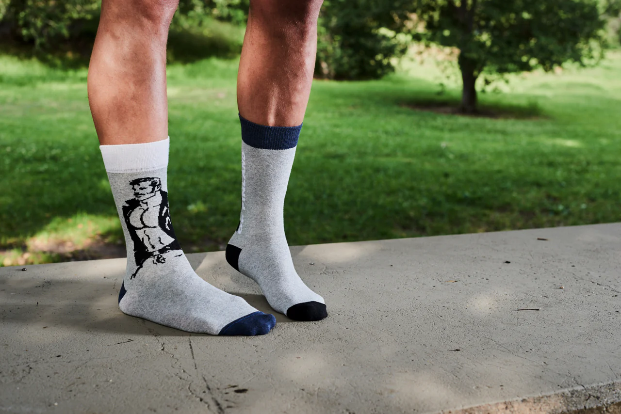 TOM OF FINLAND MULTI GRAY SOCKS BY FINLAYSON - Image 2