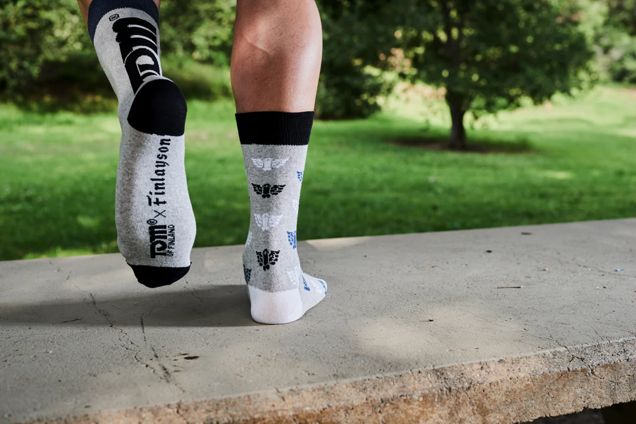 TOM OF FINLAND MULTI GRAY SOCKS BY FINLAYSON - Image 3