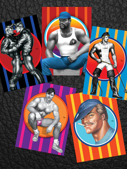 Tom of Finland JOCK Postcard by Kweer Cards - Image 3