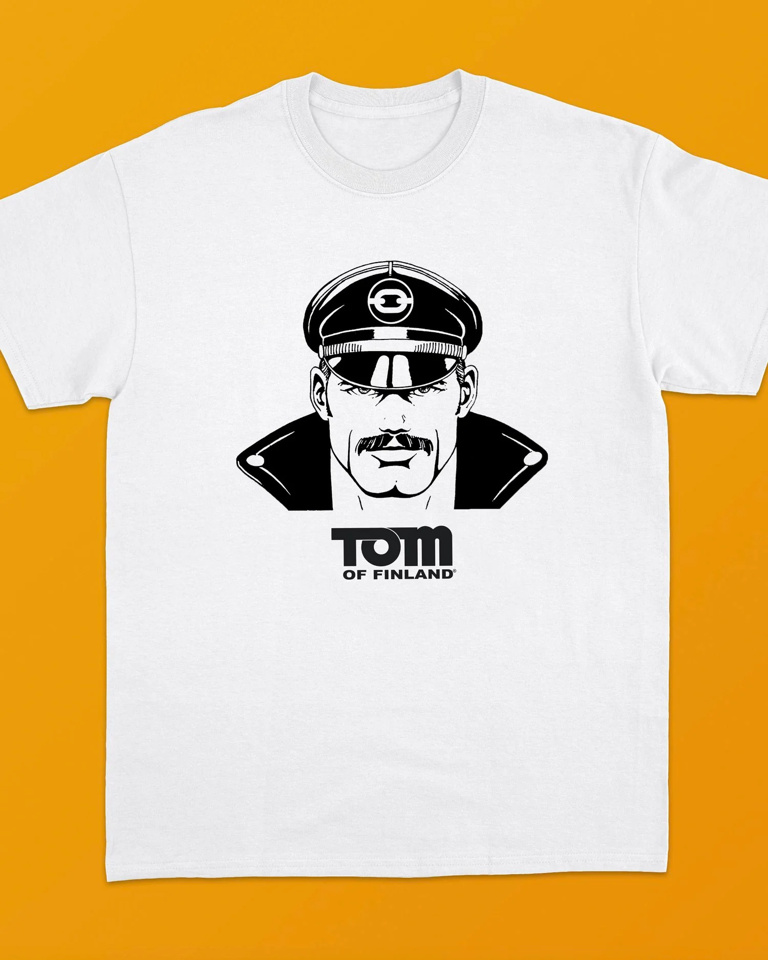 Tom of Finland Leather Daddy T-shirt Tee by Peachy Kings - Image 2