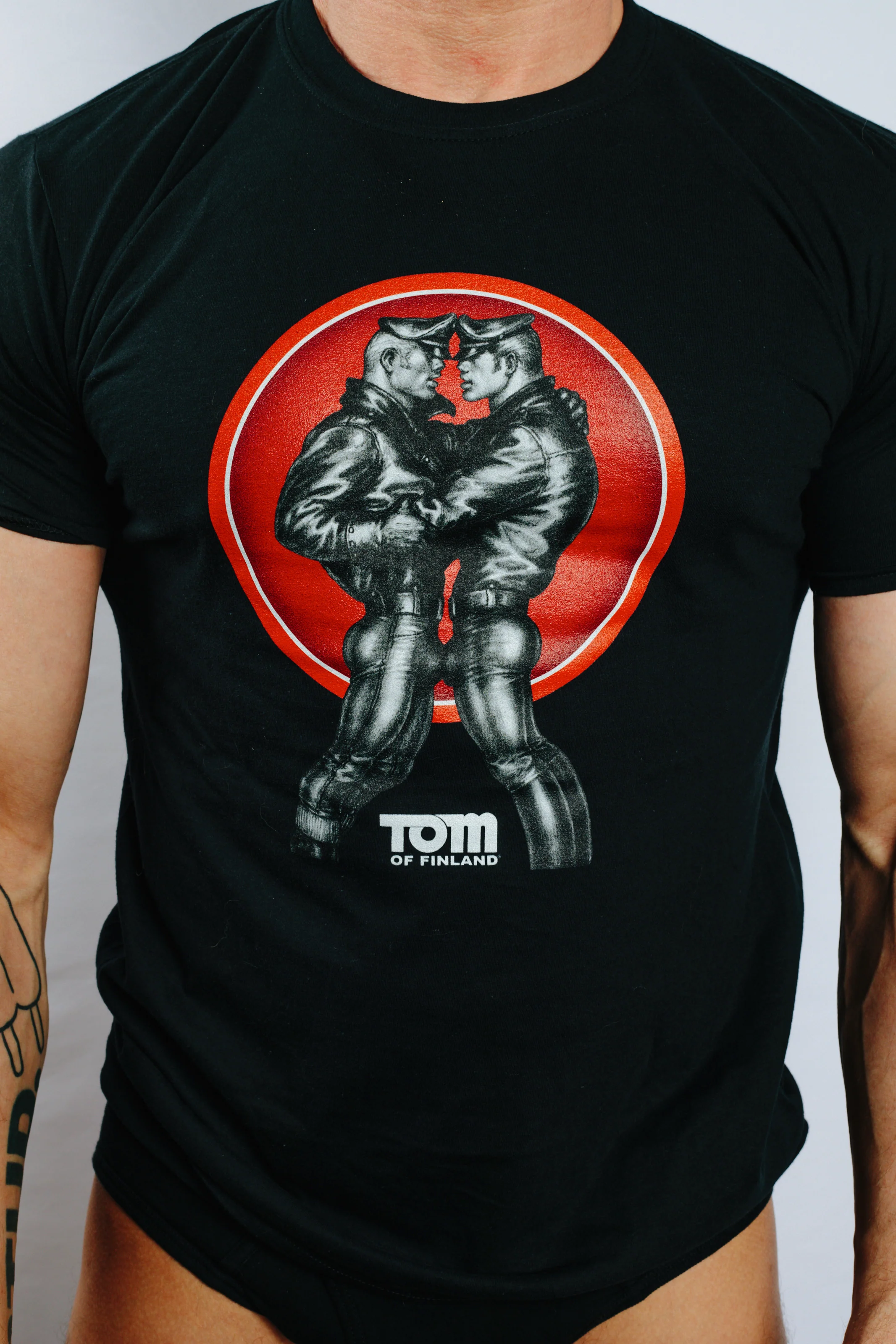 Tom of Finland Leather Duo Tee by Peachy Kings - Image 9