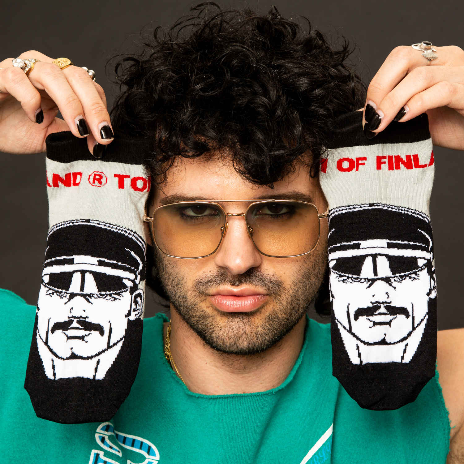 TOM OF FINLAND LEATHER MAN QUARTER SOCKS - Image 11