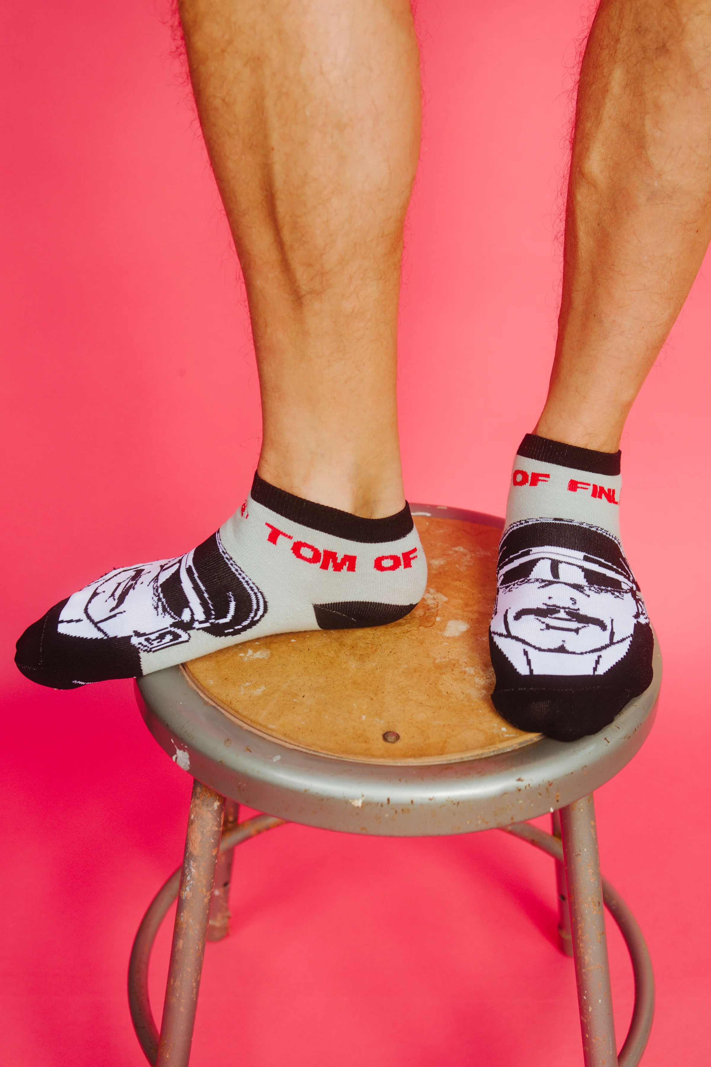 TOM OF FINLAND LEATHER MAN QUARTER SOCKS - Image 6