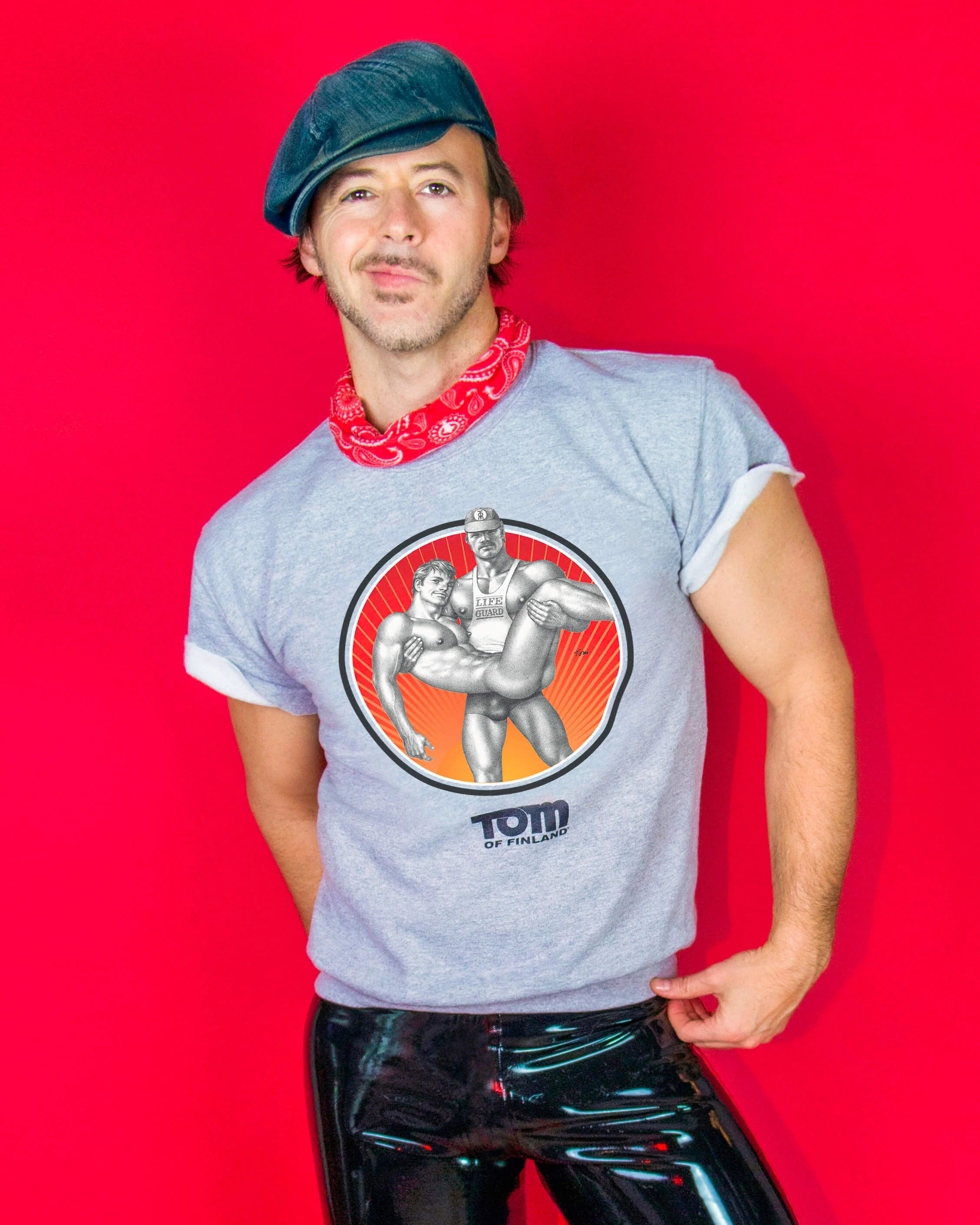 Tom of Finland Lifeguard Sweatshirt by Peachy Kings - Image 9