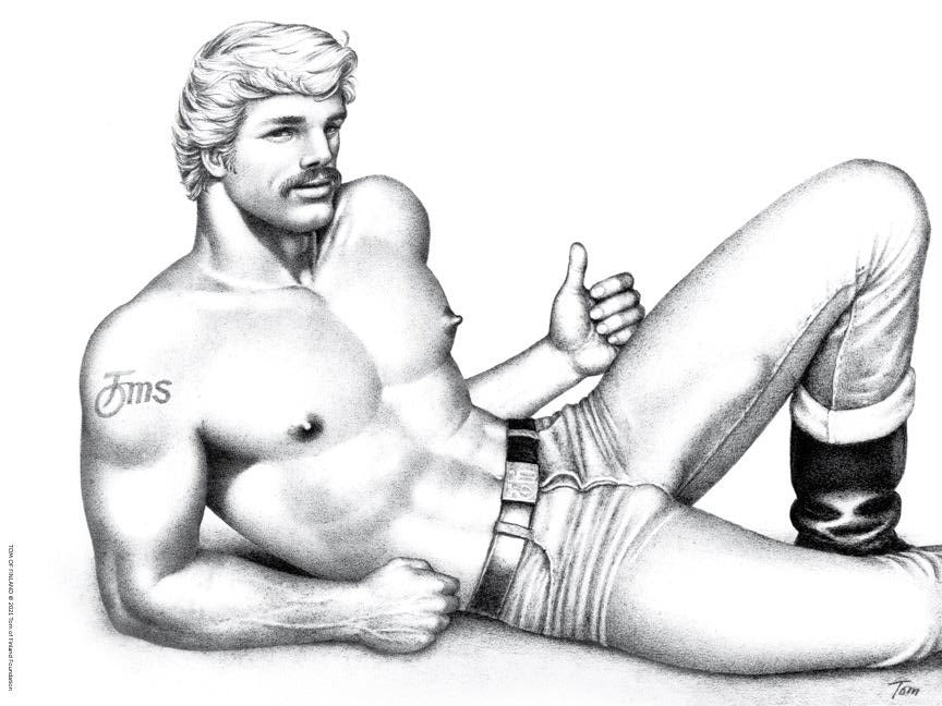 Tom of Finland Mini Poster: Thumbs Up - Image 2
