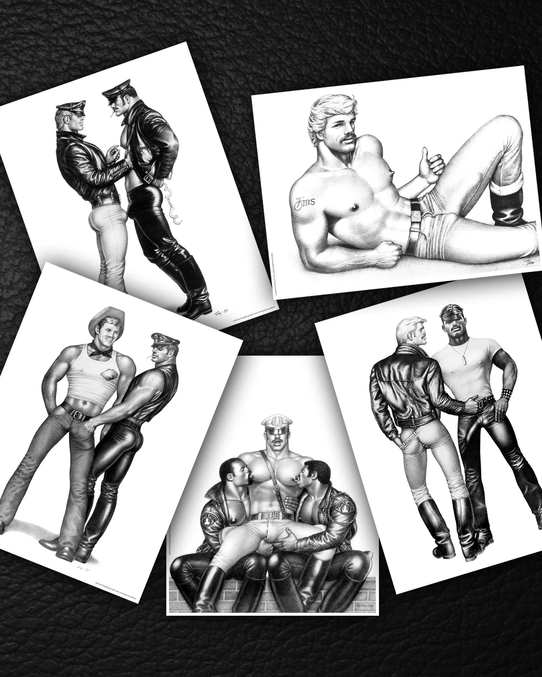 Tom of Finland Mini Poster: Titty Touch - Image 3