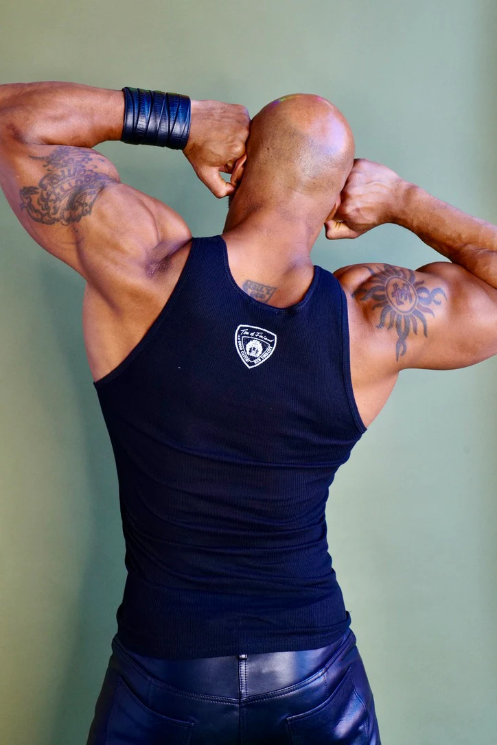 Tom of Finland PASSION Ribbed Tank Black - Image 4