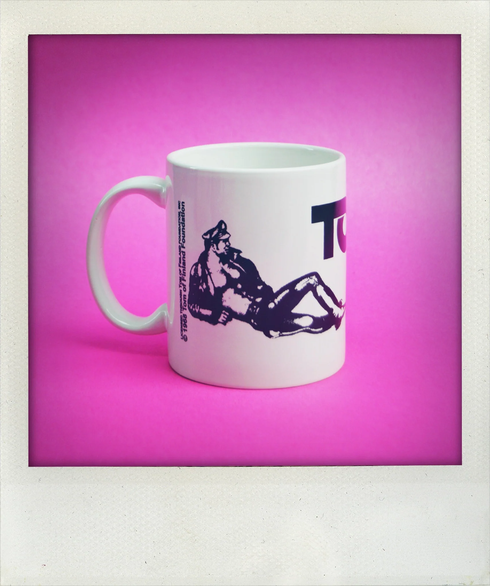 Tom of Finland Reclining Leatherman Ceramic Coffee Mug - Image 3