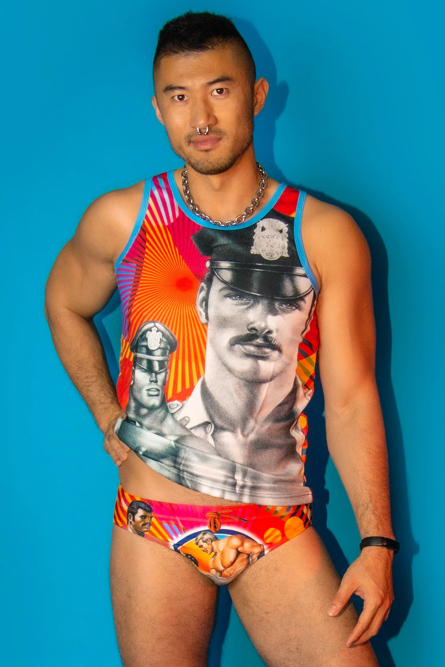 Tom of Finland Pride Swim Brief by Peachy Kings - Image 5