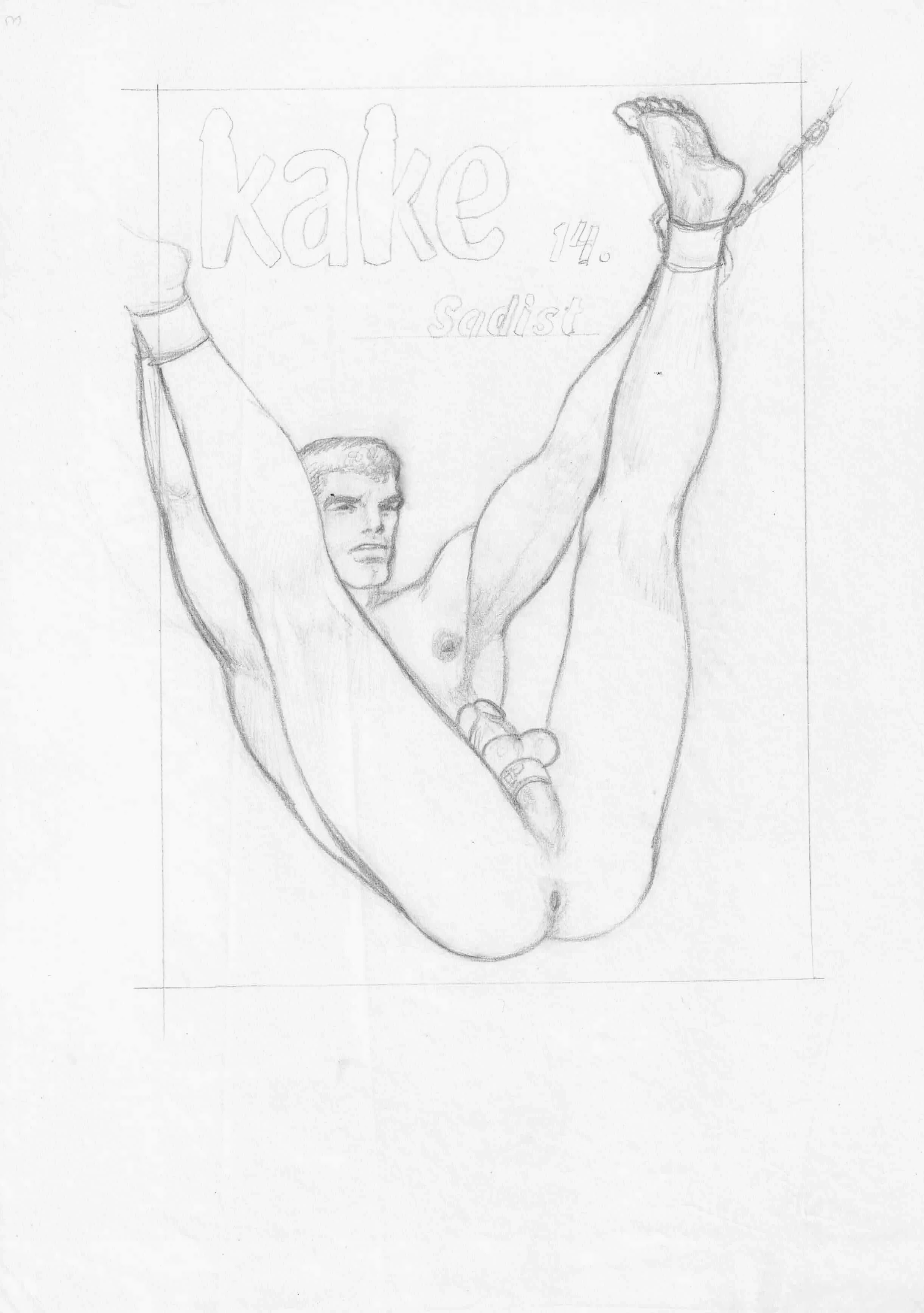 Tom of Finland, Untitled, ca 1973 (KAKE: SADIST, Issue 14, Cover)