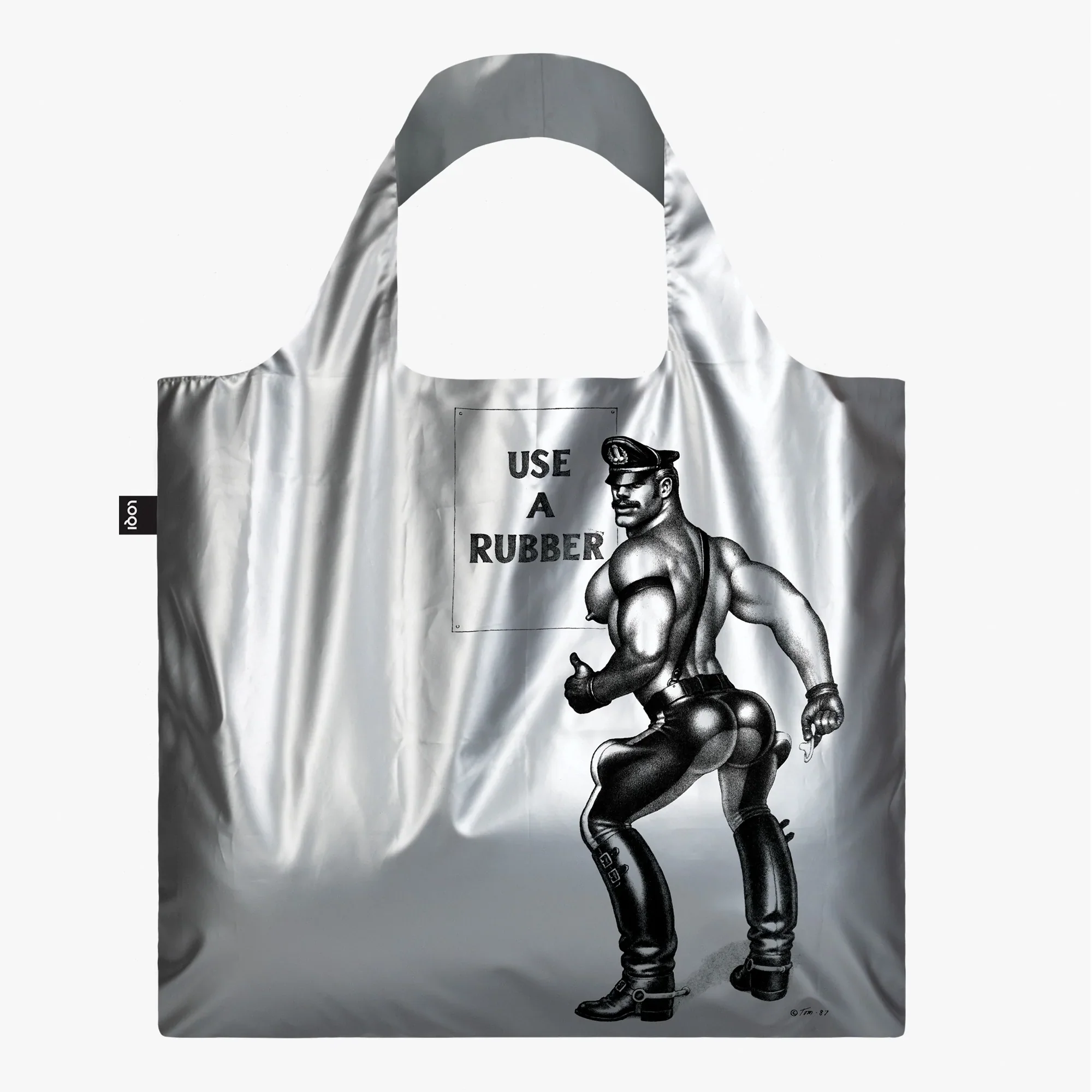 TOM OF FINLAND USE A RUBBER METALLIC BAG BY LOQI - Image 2