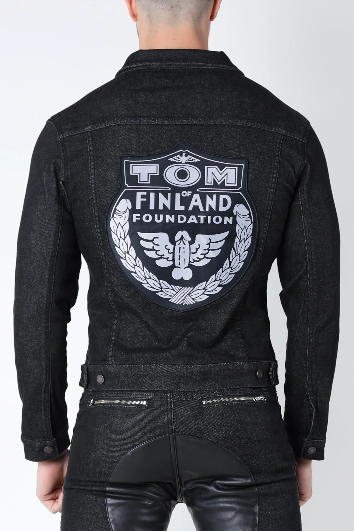TOM OF FINLAND X CELLBLOCK 13 TOM LOGO BLACK - Image 2