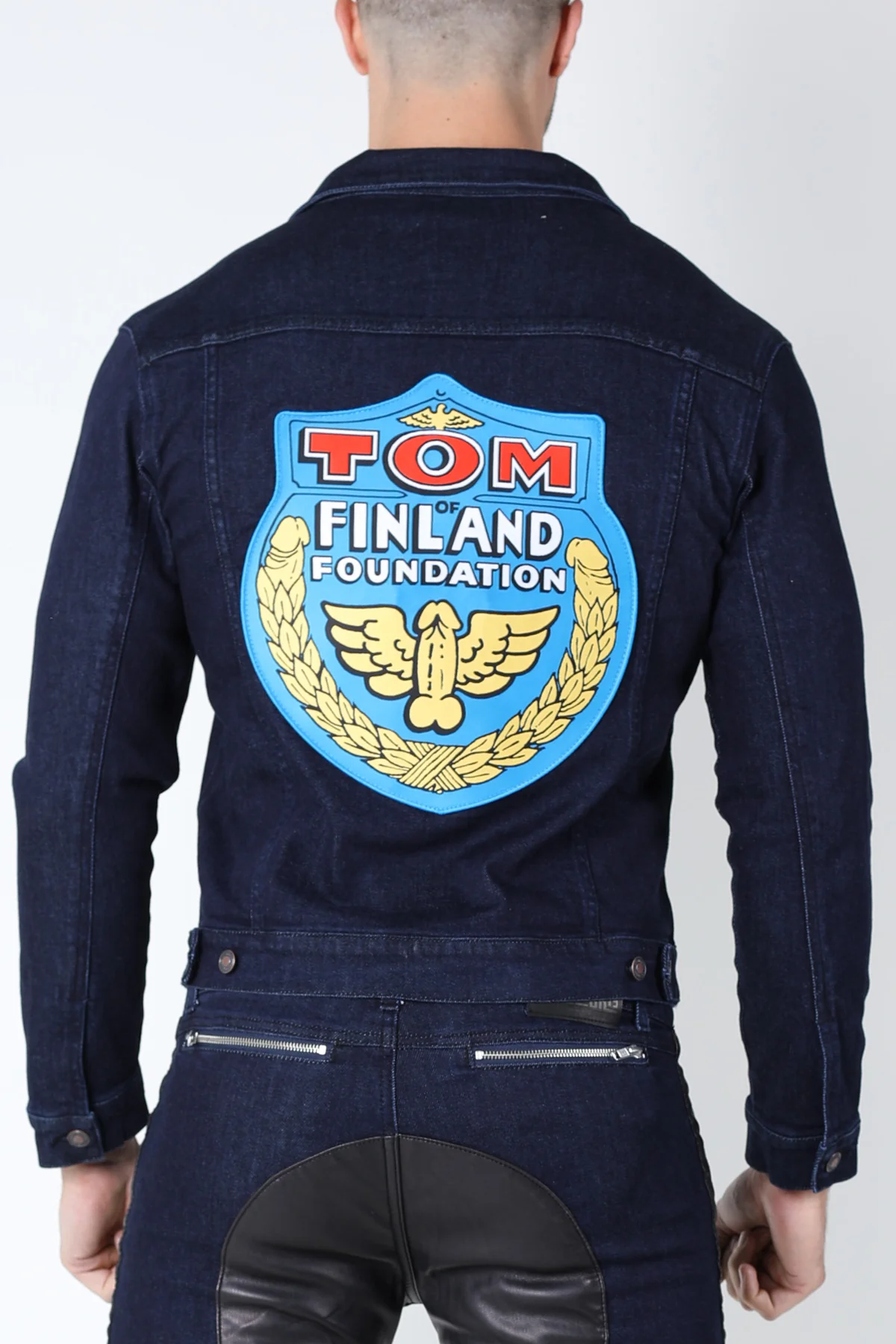 TOM OF FINLAND X CELLBLOCK 13 TOM LOGO BLUE - Image 2