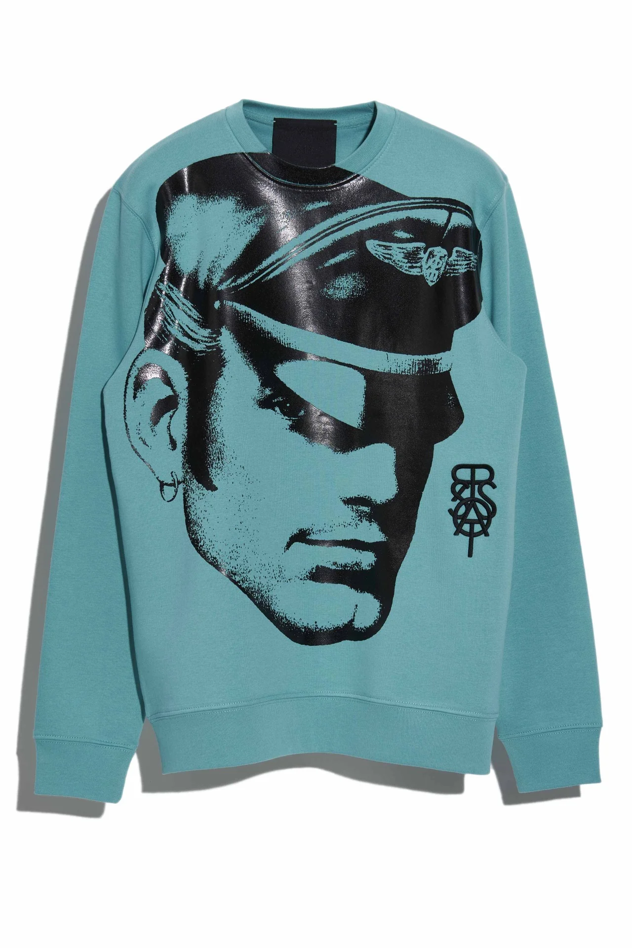 TOM OF FINLAND x WE ARE SPASTOR BIKER HEAD SWEATSHIRT - EMERALD - Image 8