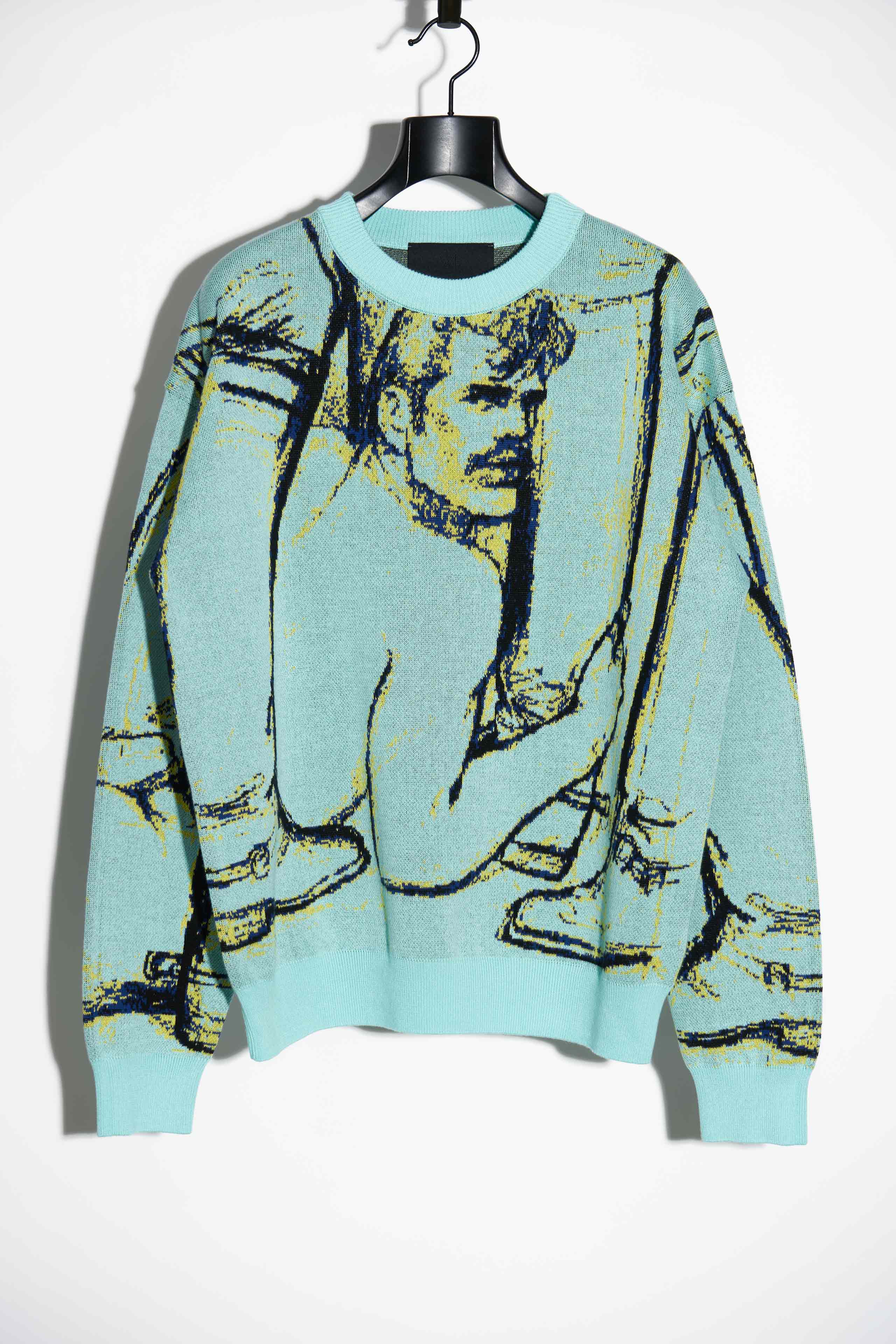 TOM OF FINLAND x WE ARE SPASTOR SWEATER MINT - Image 4